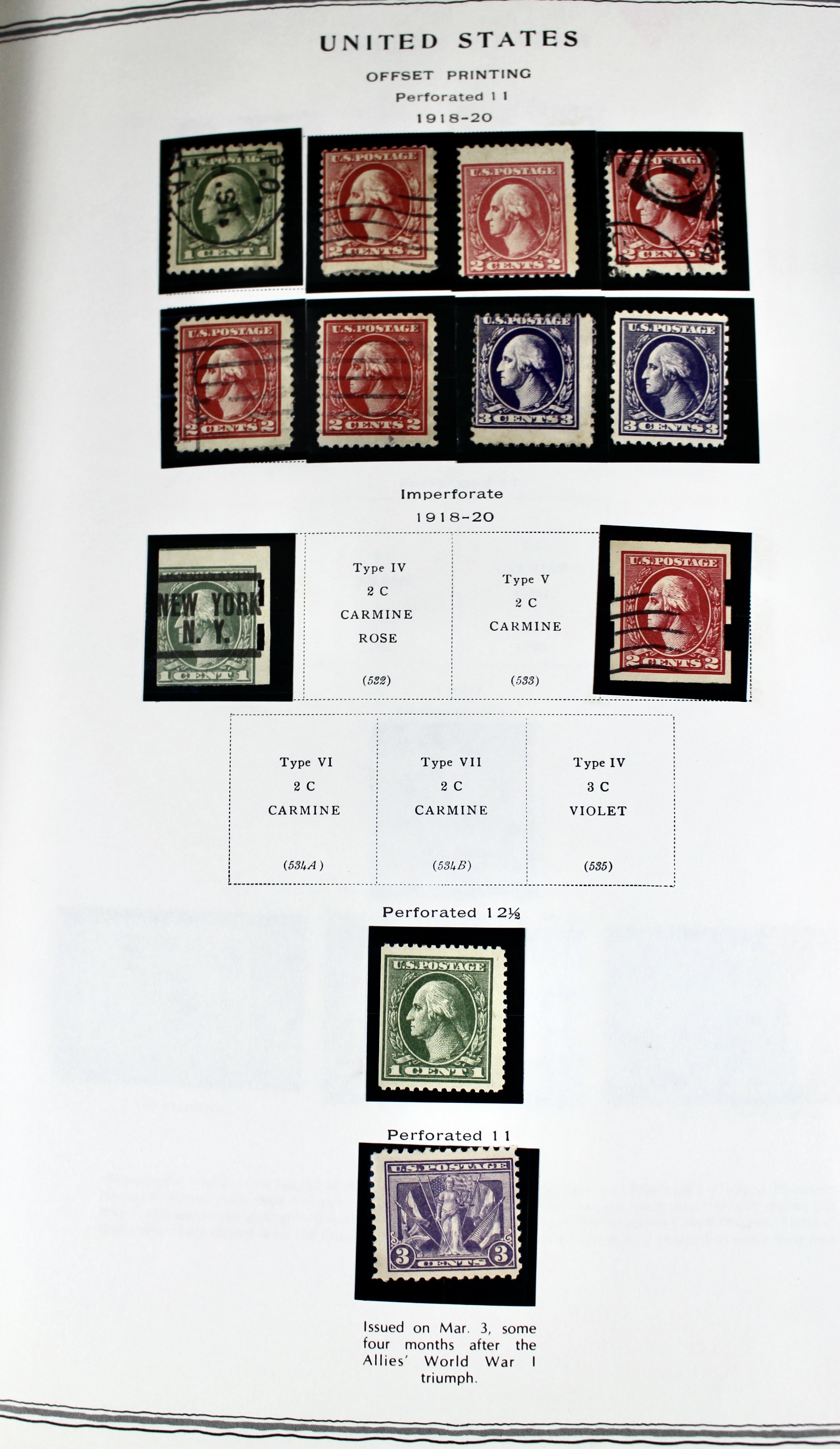 Comprehensive U.S. Postage Stamp Collection, 1904 to 1970