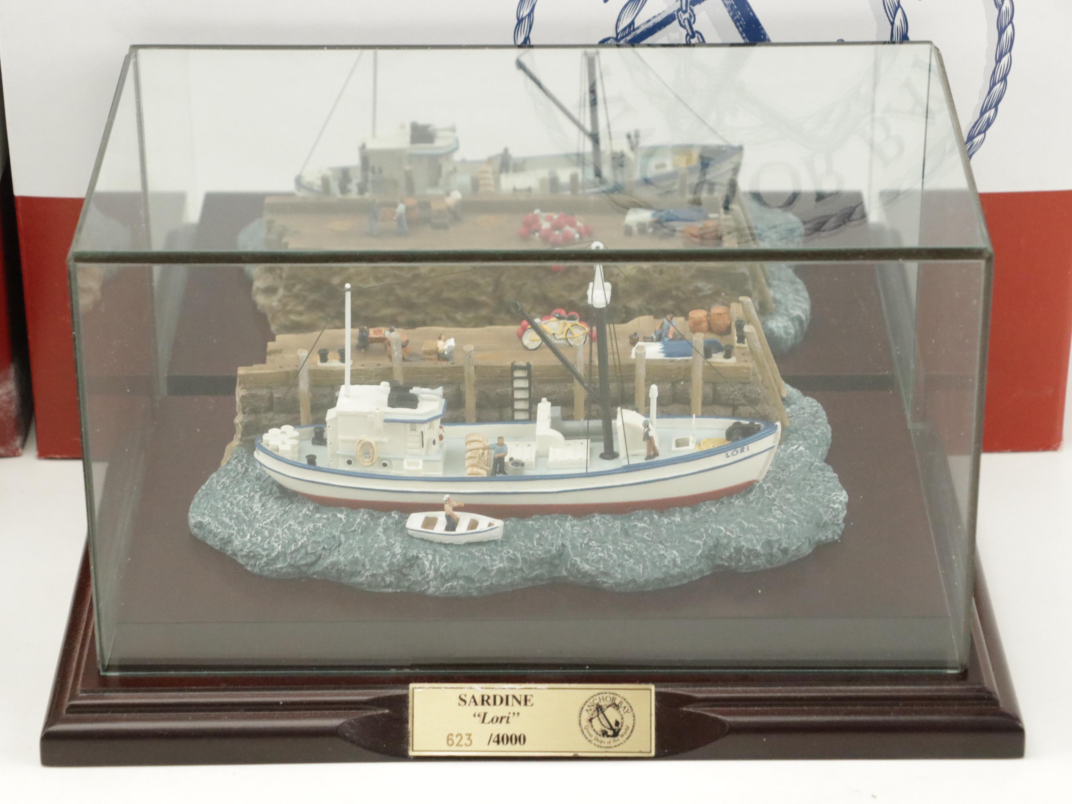 Anchor Bay "USCG 44 Foot Motor Lifeboat", Sardine Carrier "Lori'" Model Ships
