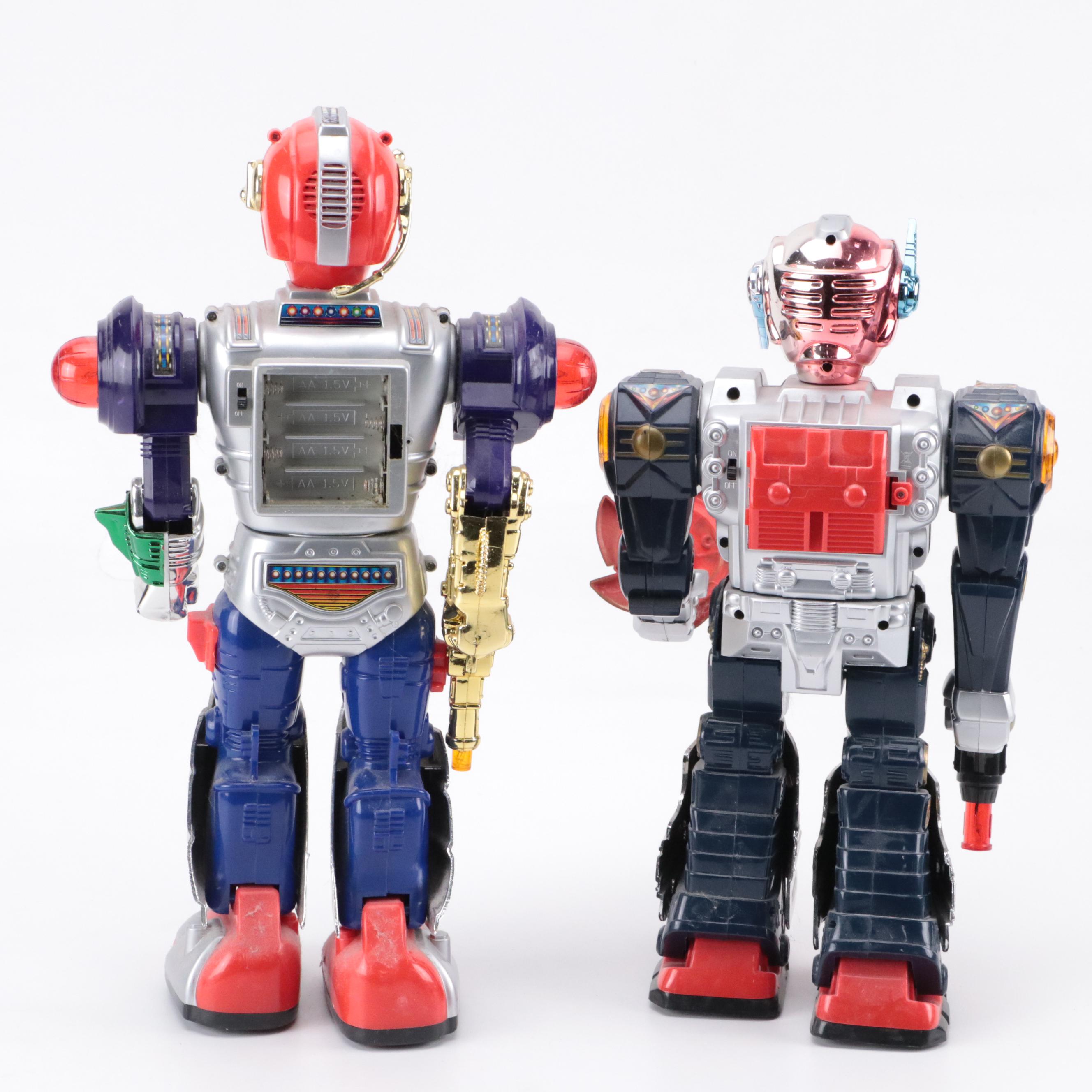 Super Interstellar Terminator and Superior New 28001 Action Robot Toys, Vintage