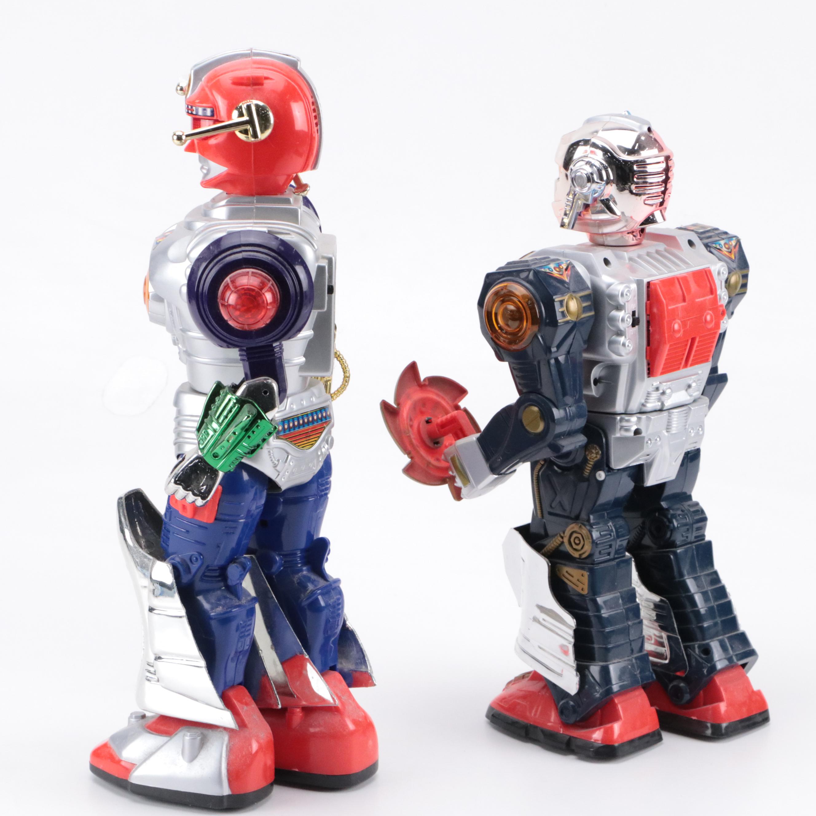 Super Interstellar Terminator and Superior New 28001 Action Robot Toys, Vintage