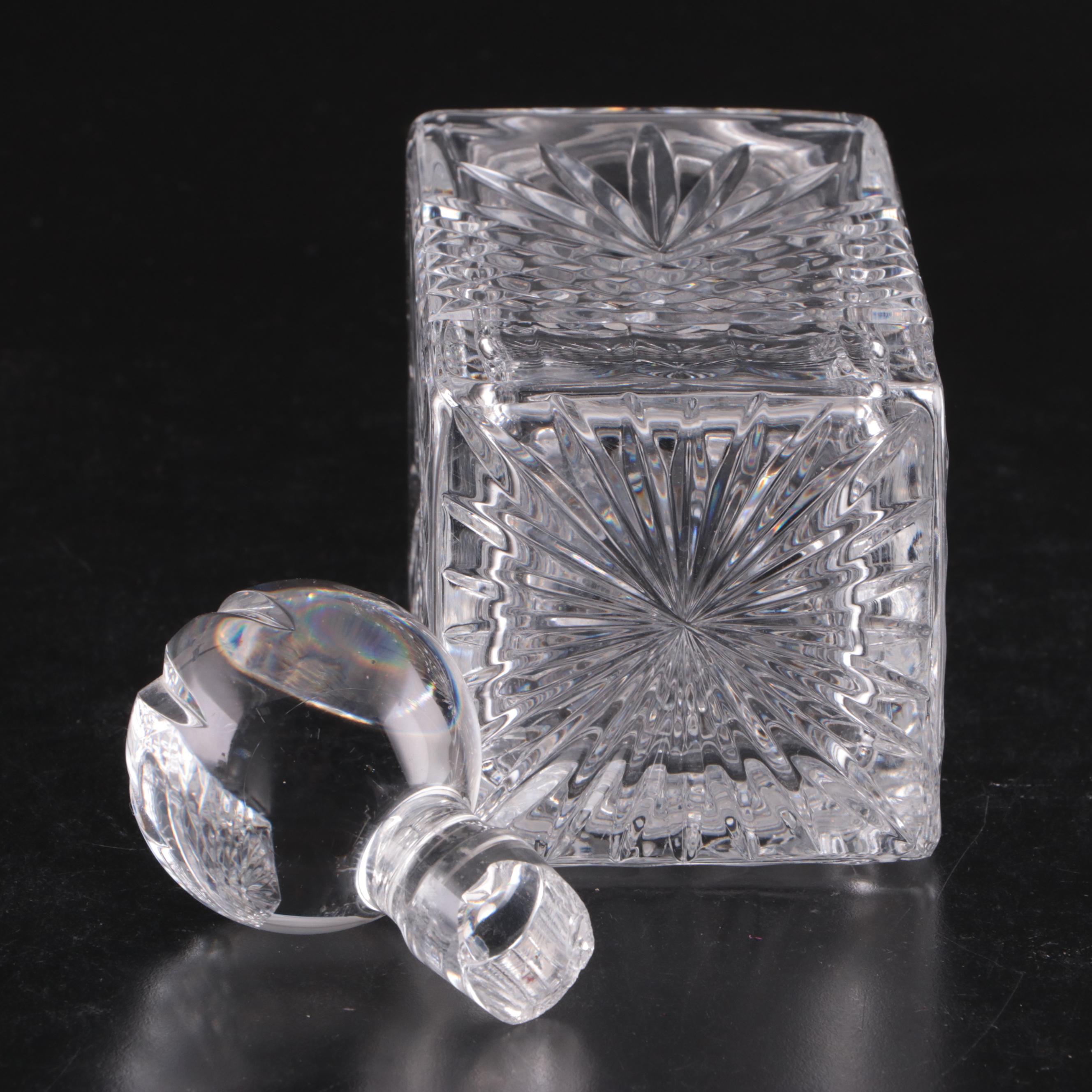 Waterford Crystal "Kilkenny" Table Lamp with Other Crystal Decanter and