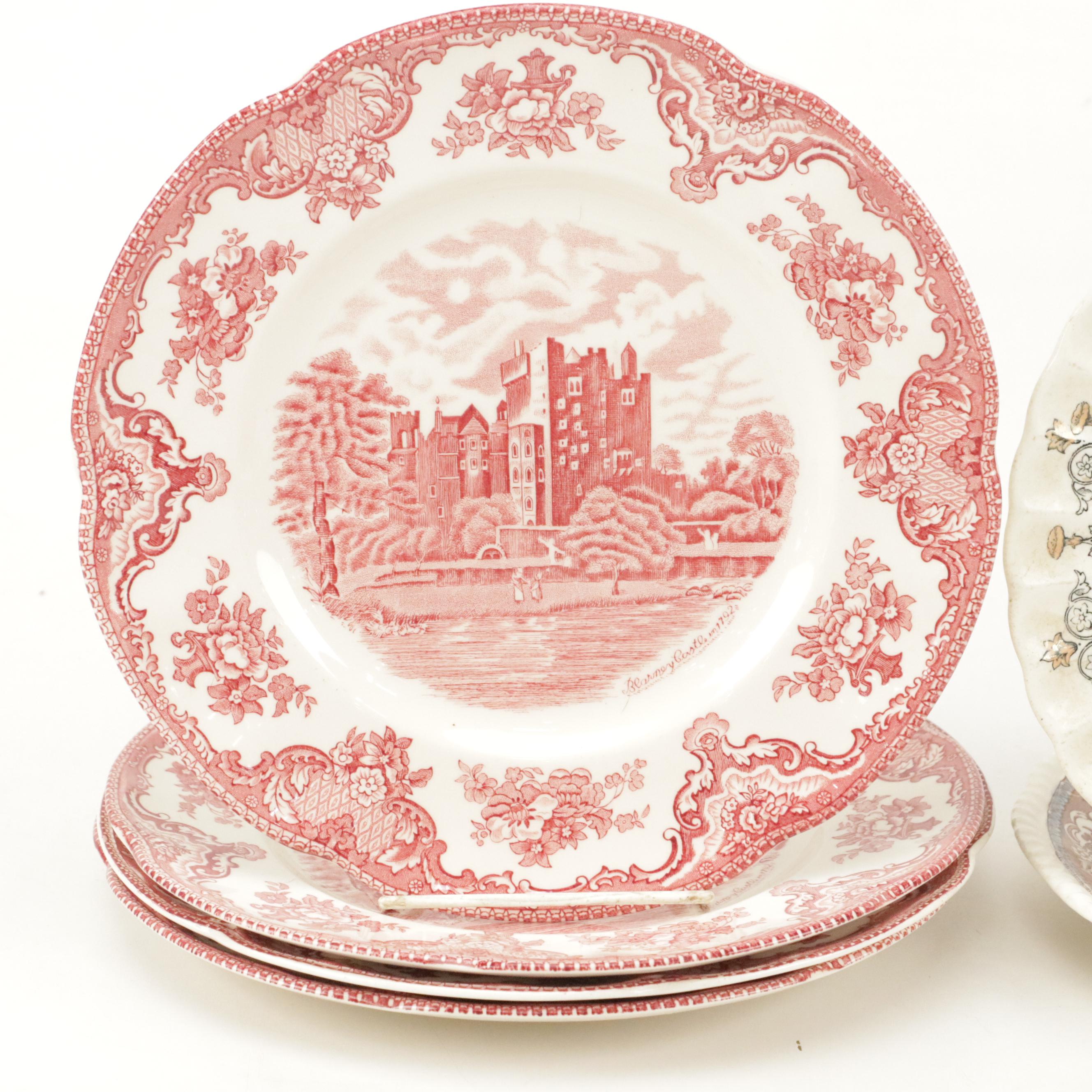 Johnson Bros "Old British Castles" Dinnerware with Other Ceramic Tableware