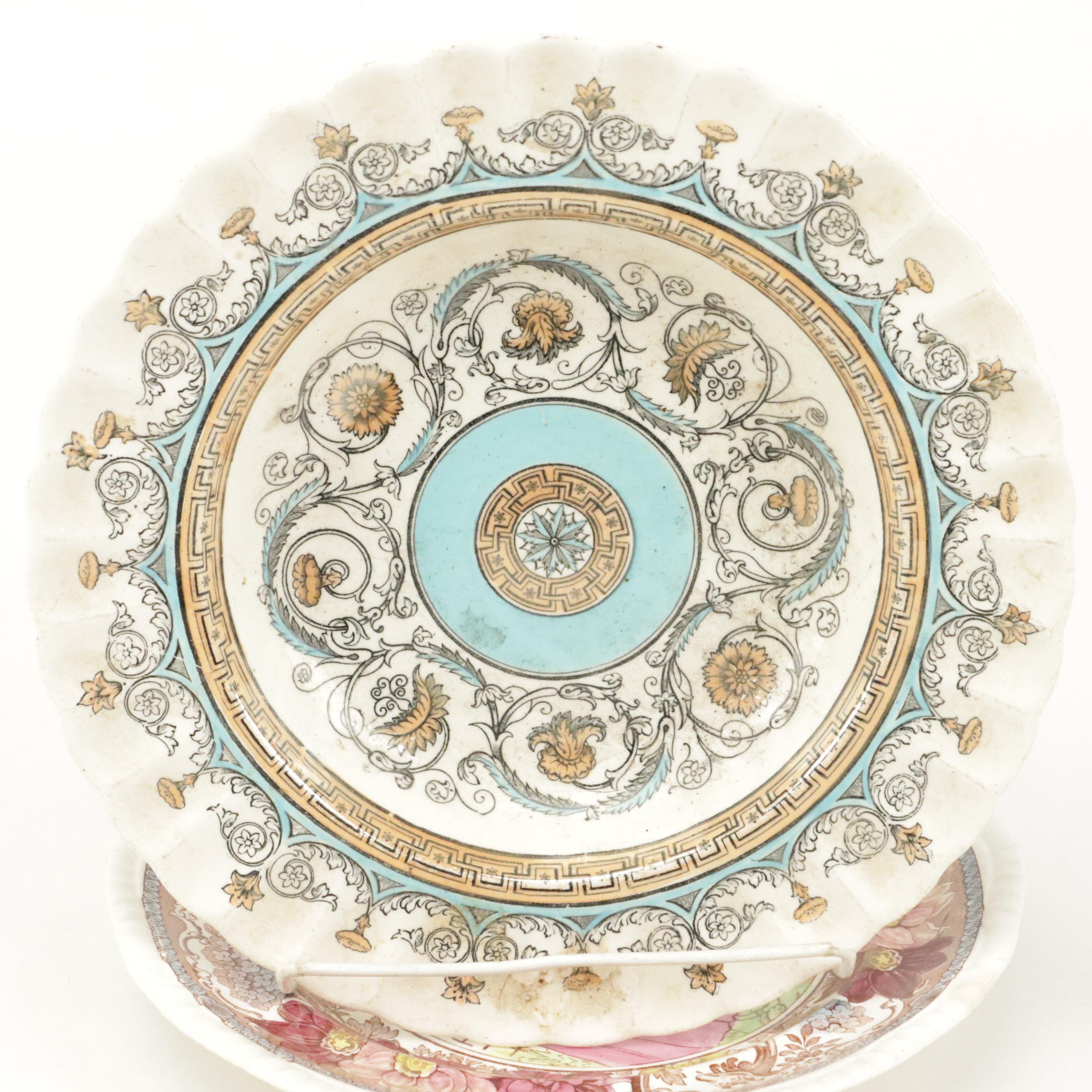 Johnson Bros "Old British Castles" Dinnerware with Other Ceramic Tableware