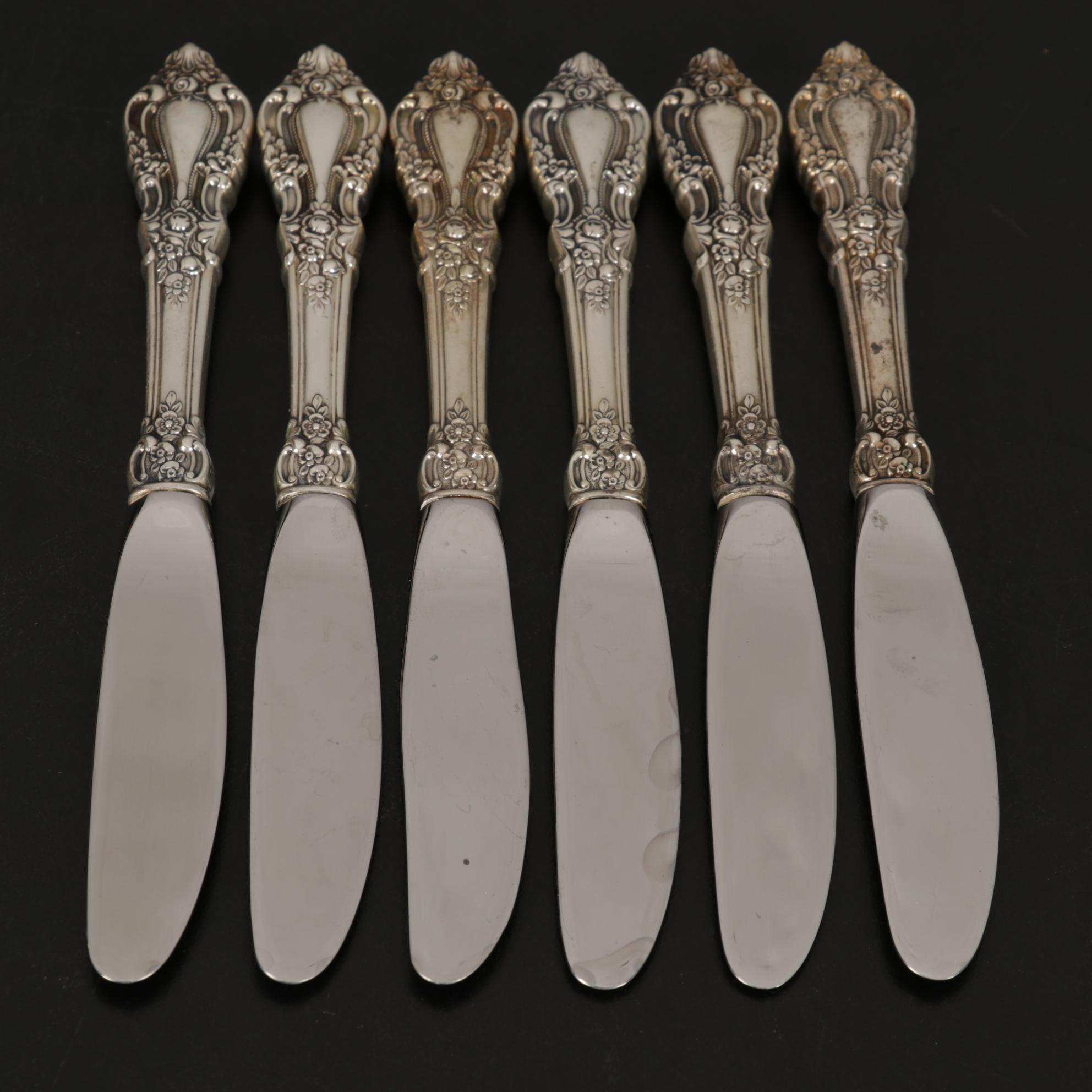Lunt "Eloquence" Sterling Silver Flatware, Mid to Late 20th Century