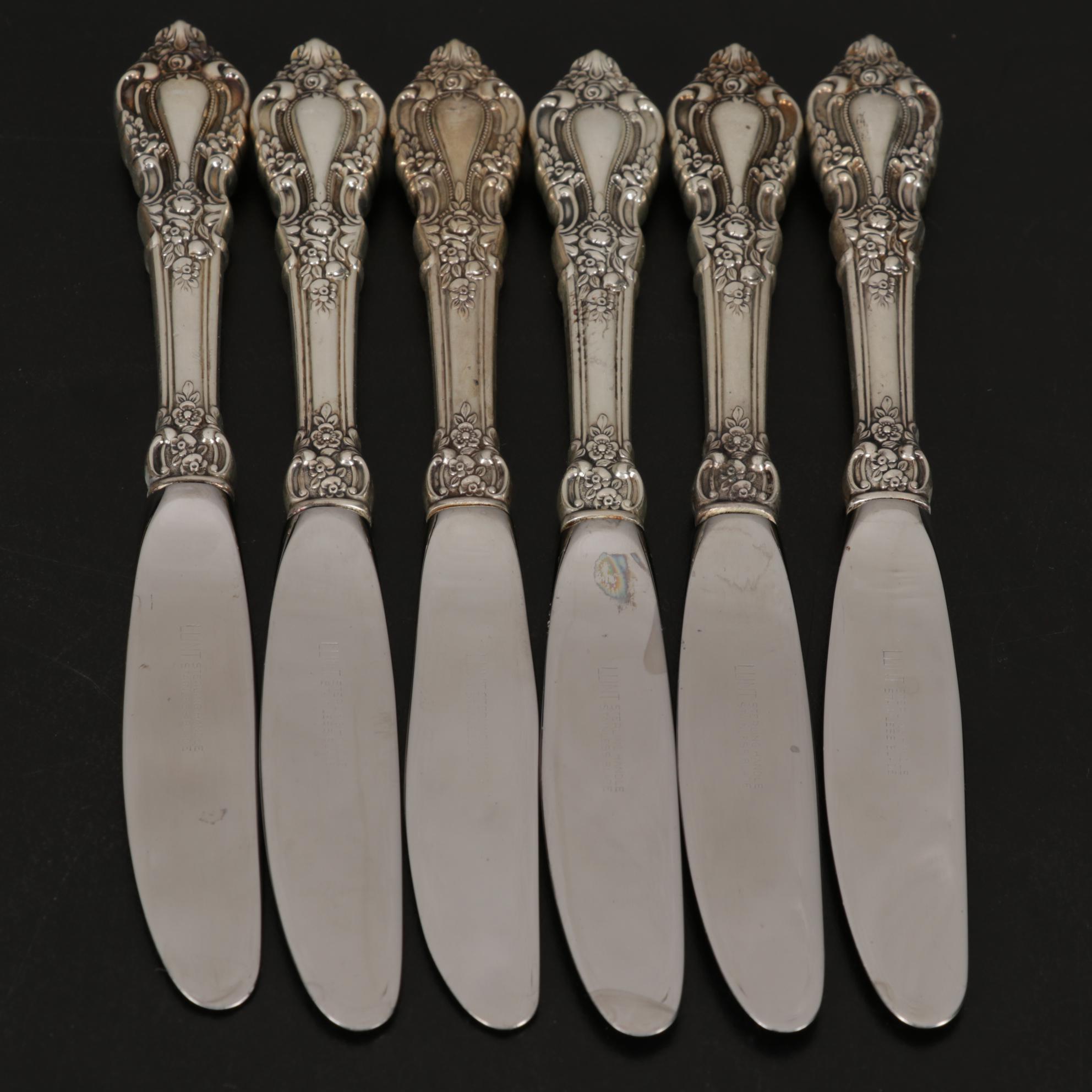 Lunt "Eloquence" Sterling Silver Flatware, Mid to Late 20th Century