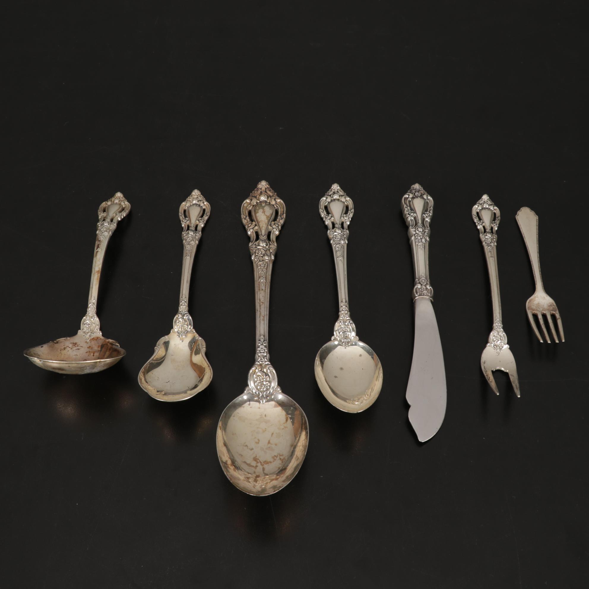 Lunt "Eloquence" Sterling Silver Flatware, Mid to Late 20th Century