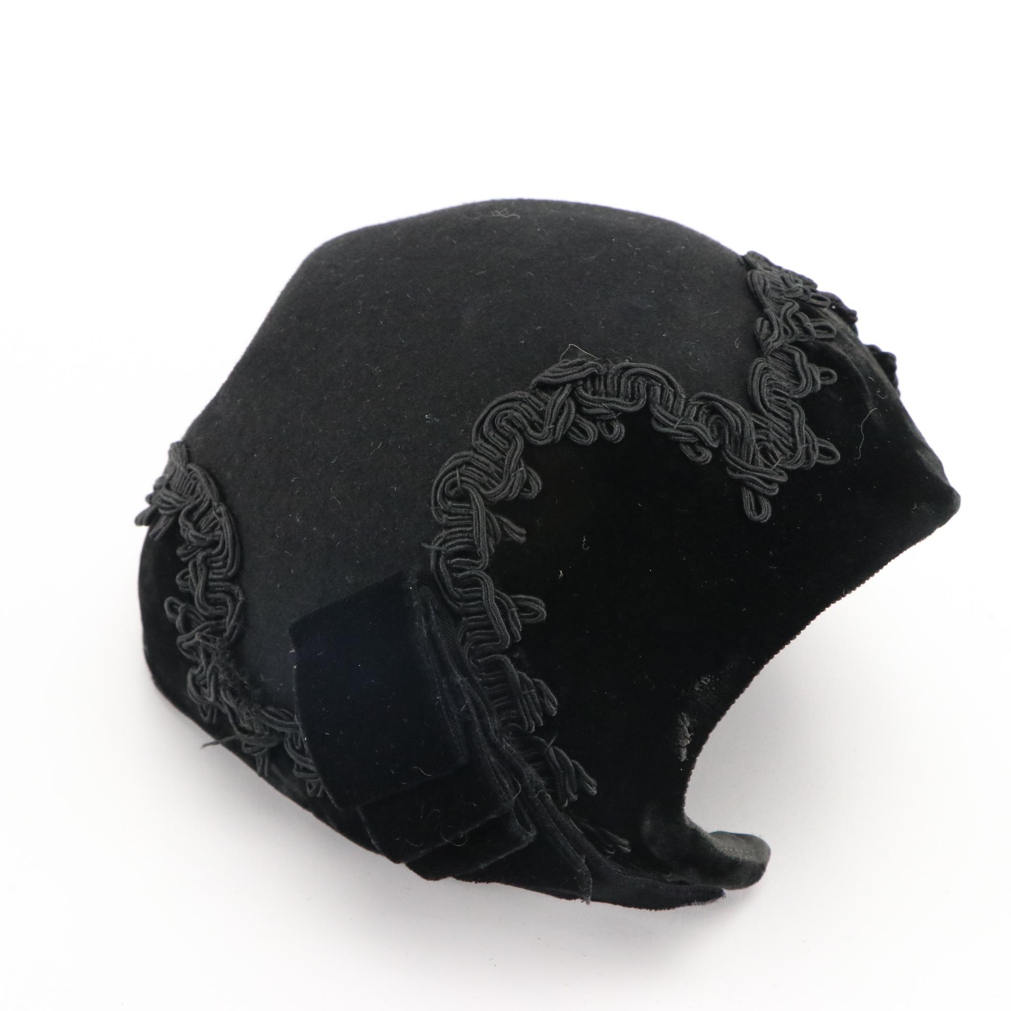 Russian Fox Fur Hat, Betmar Woven Cellophane, and Other Vintage Hats