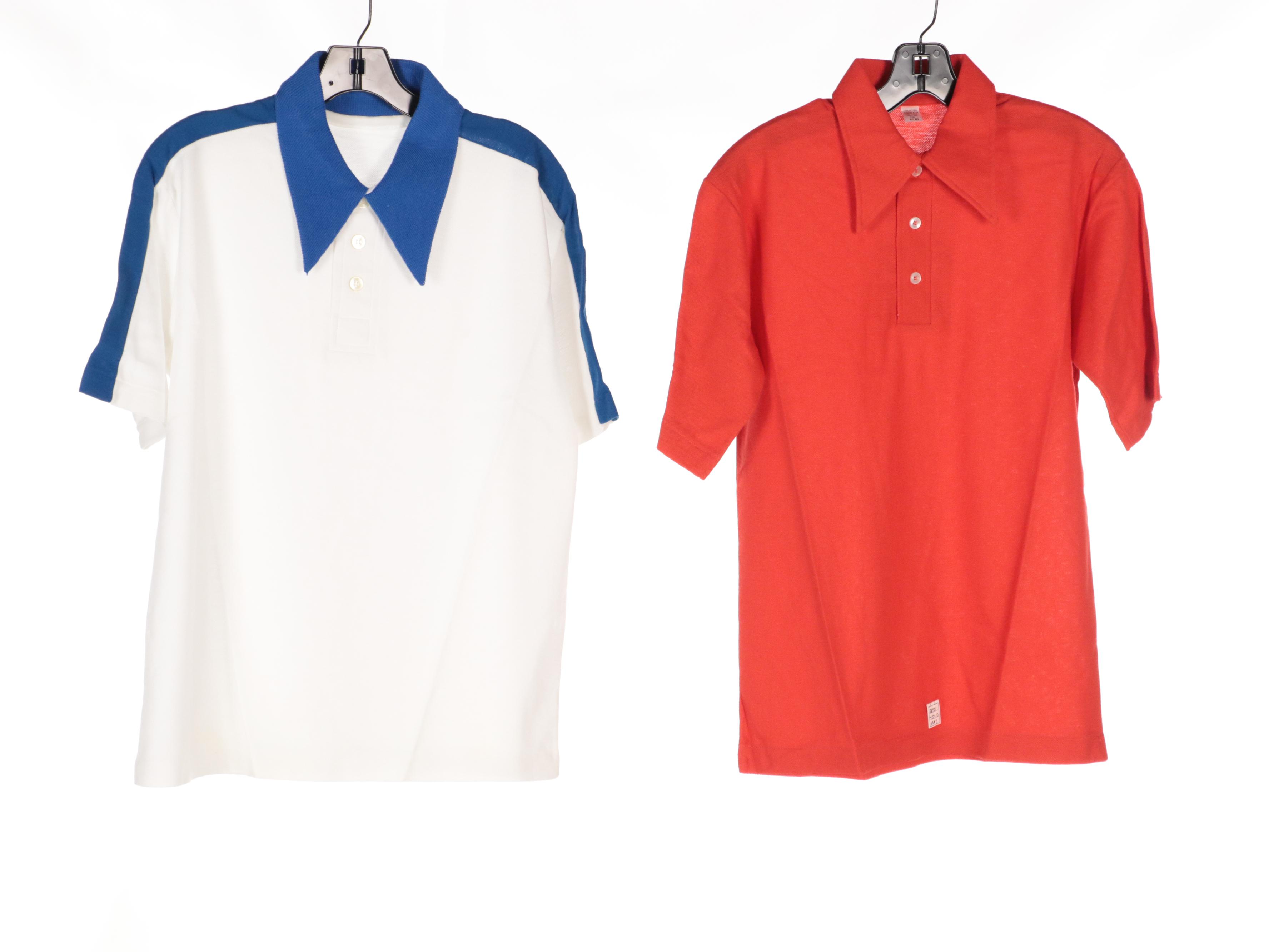 Men's Assorted Patterned and Solid Short Sleeve Polo Shirts