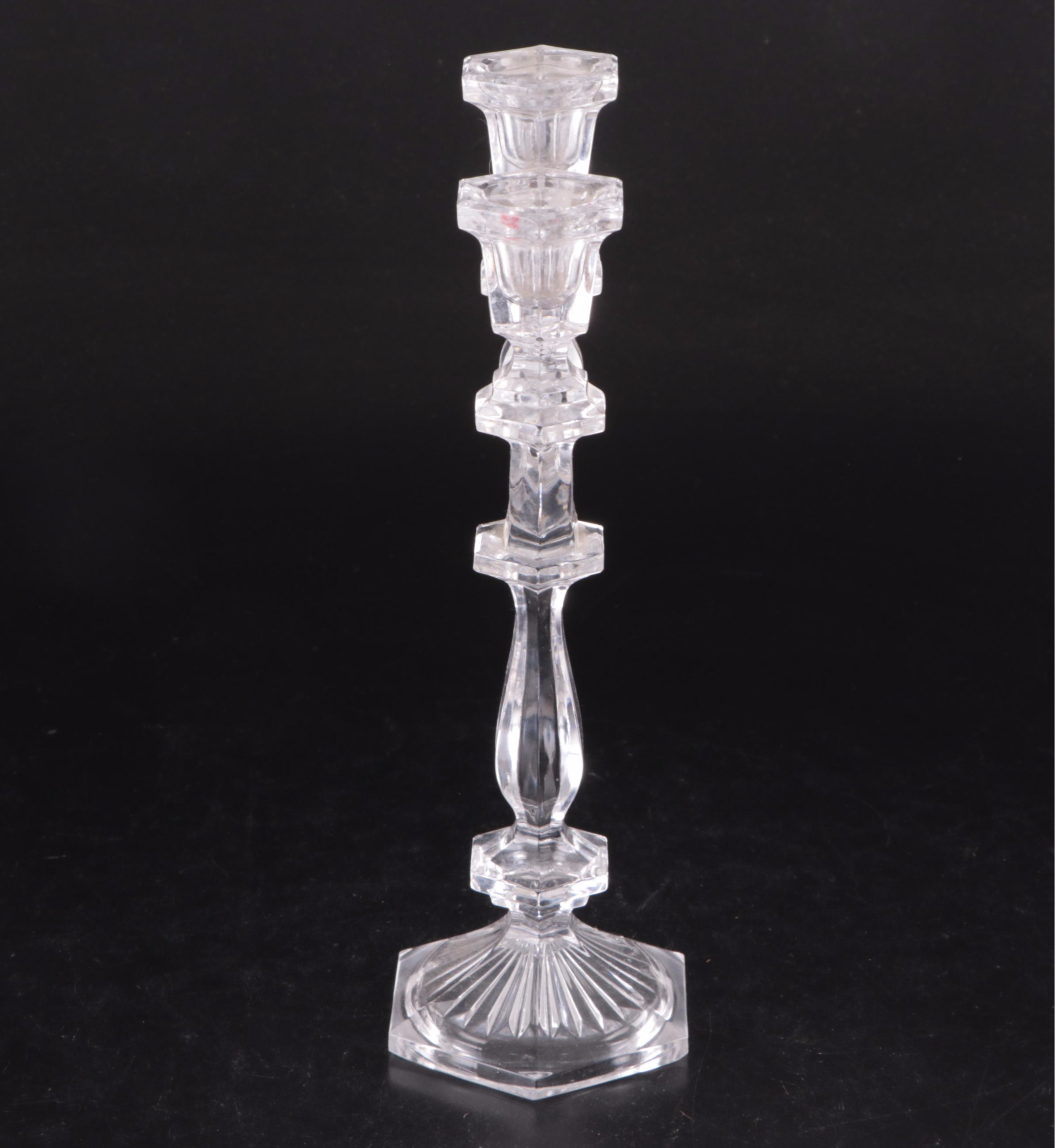 Royal Brierley Crystal Bowl with Other Cut Glass Bowls and Candelabra