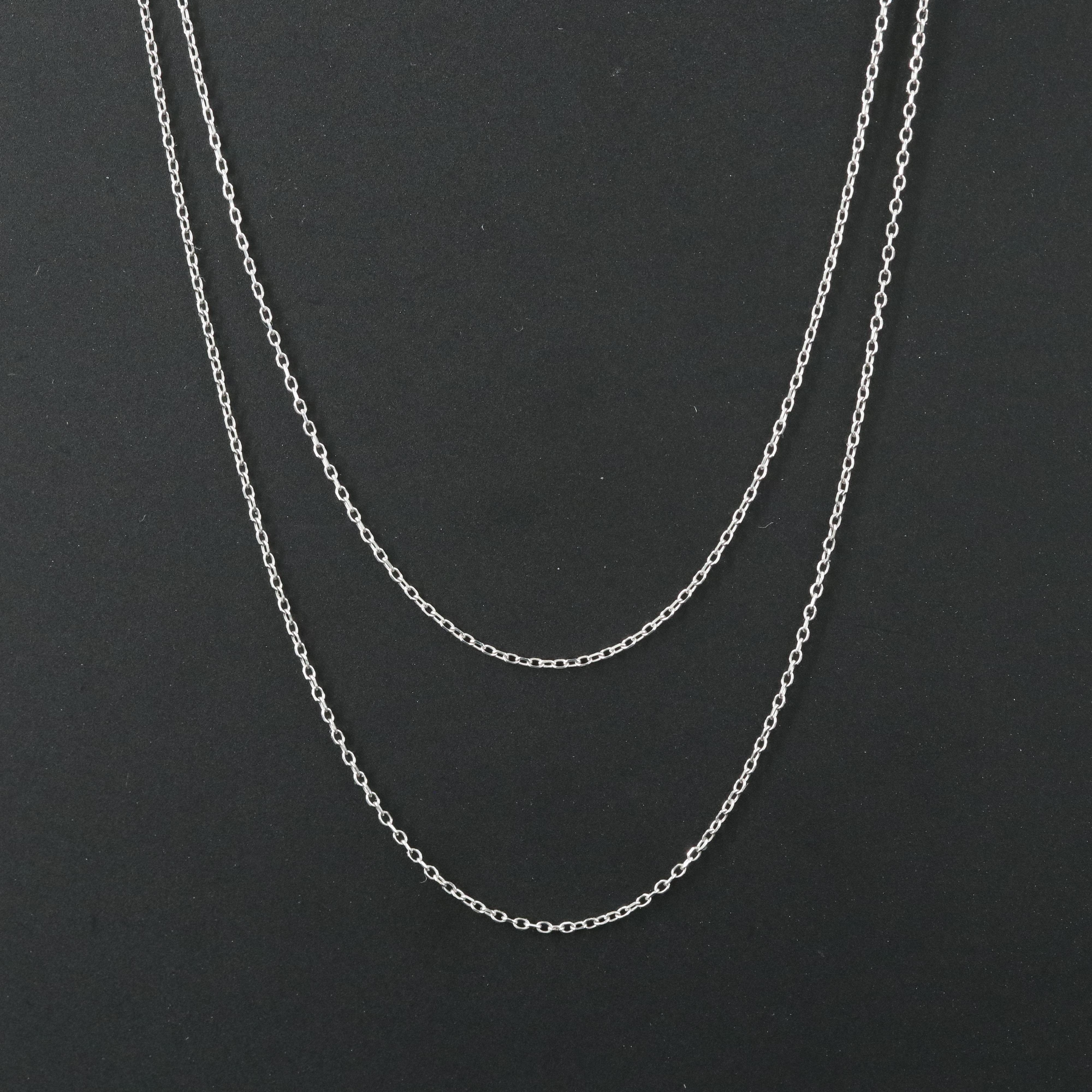 14K Cable Chain Necklaces