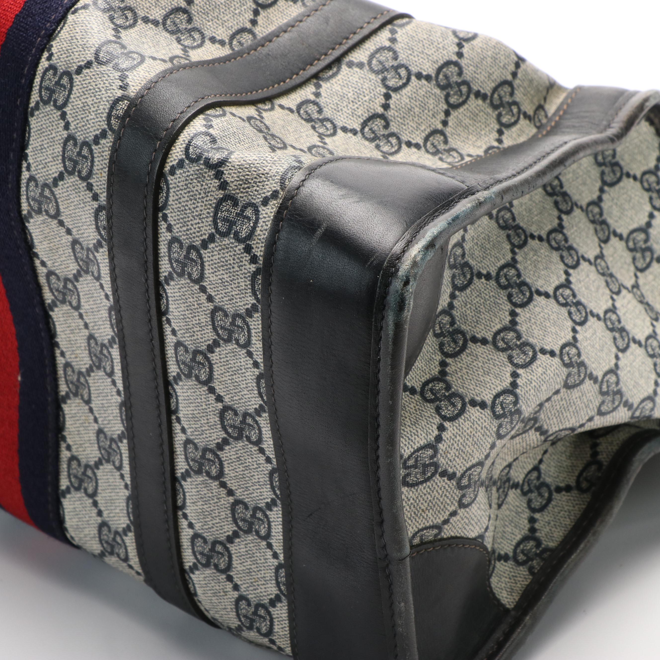 Gucci Boston Bag in GG Supreme Coated Canvas