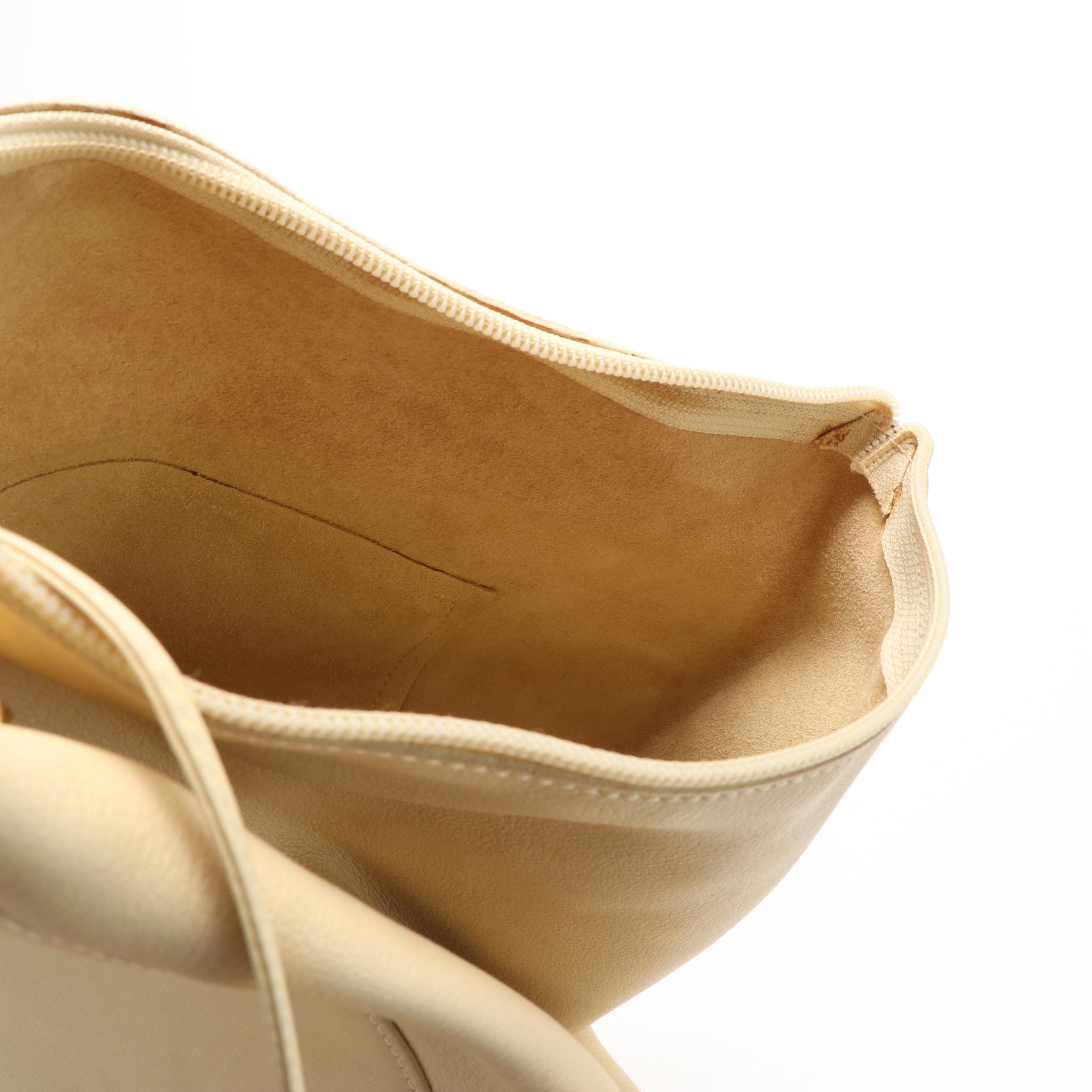 Loewe Anton Beige Leather Shoulder Sling Backpack Bag