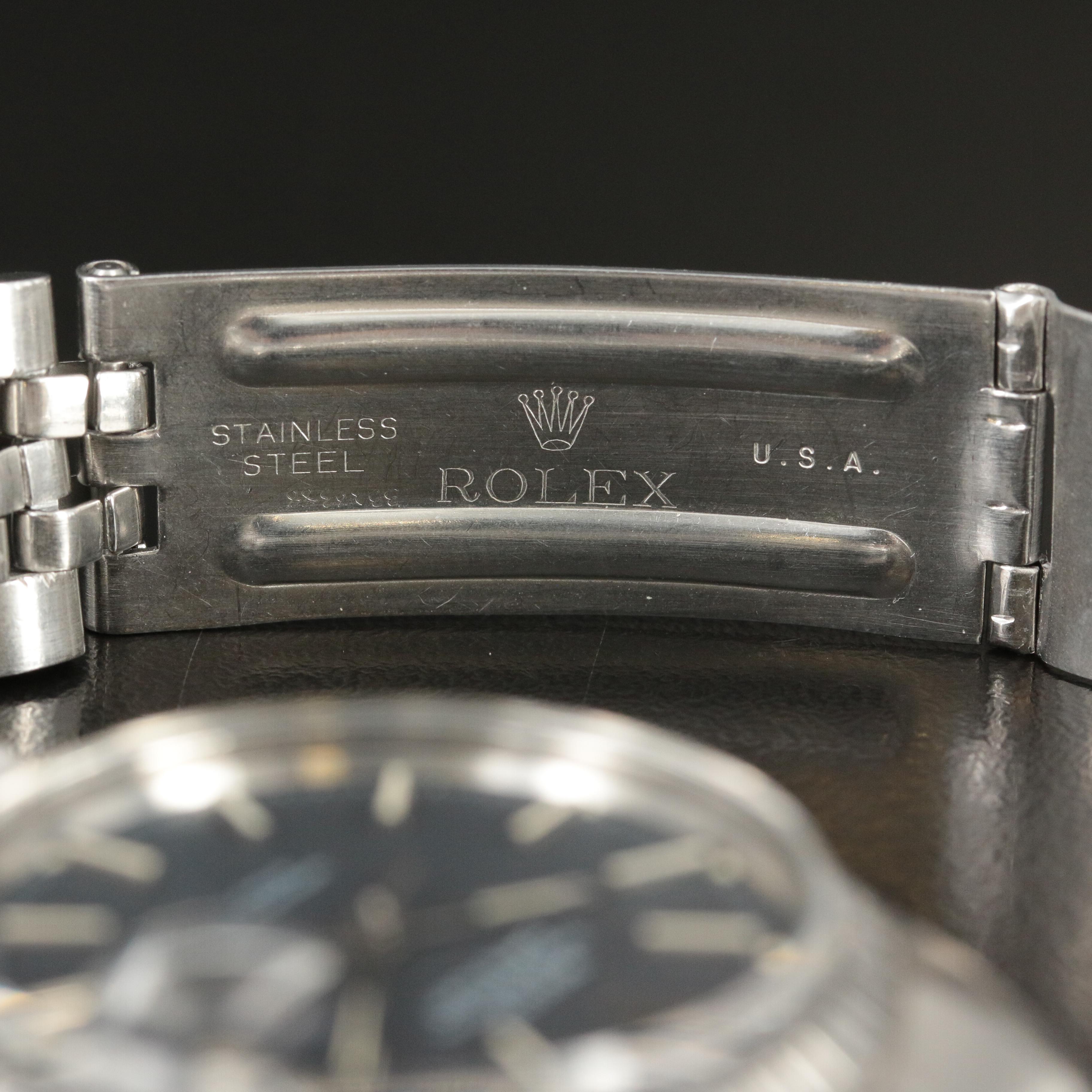 1971 Rolex Datejust Engine-Turned Bezel Watch