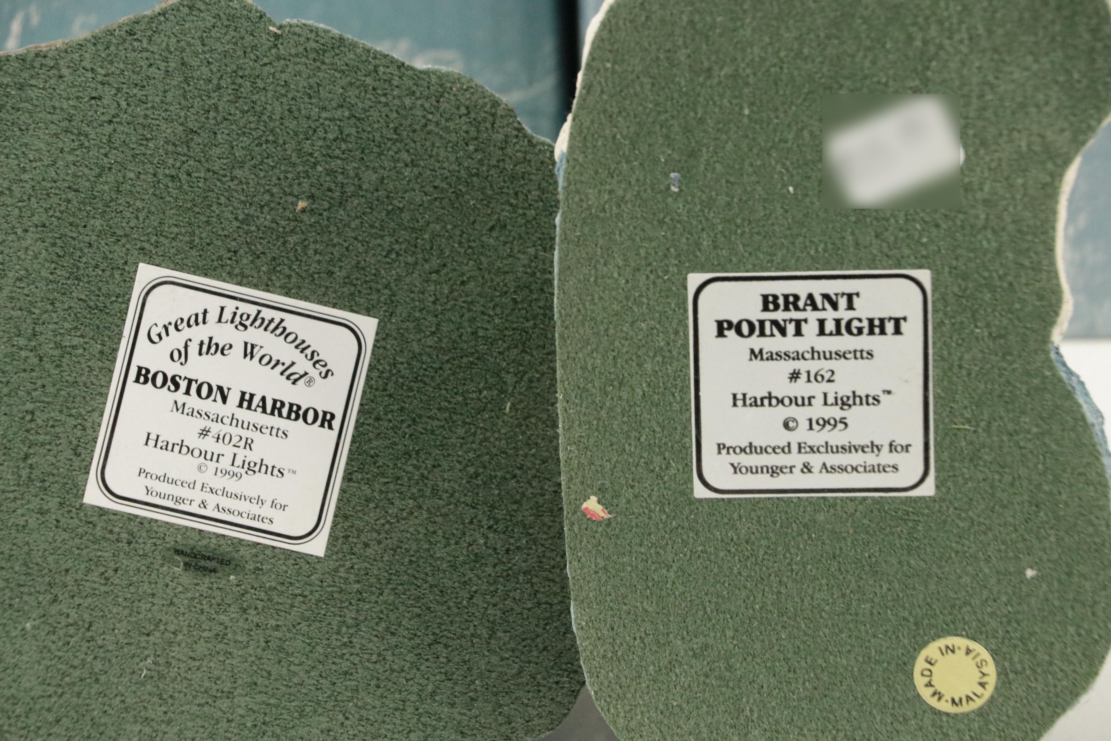 Harbour Lights "Boston Harbor" and Other Lighthouse Figures