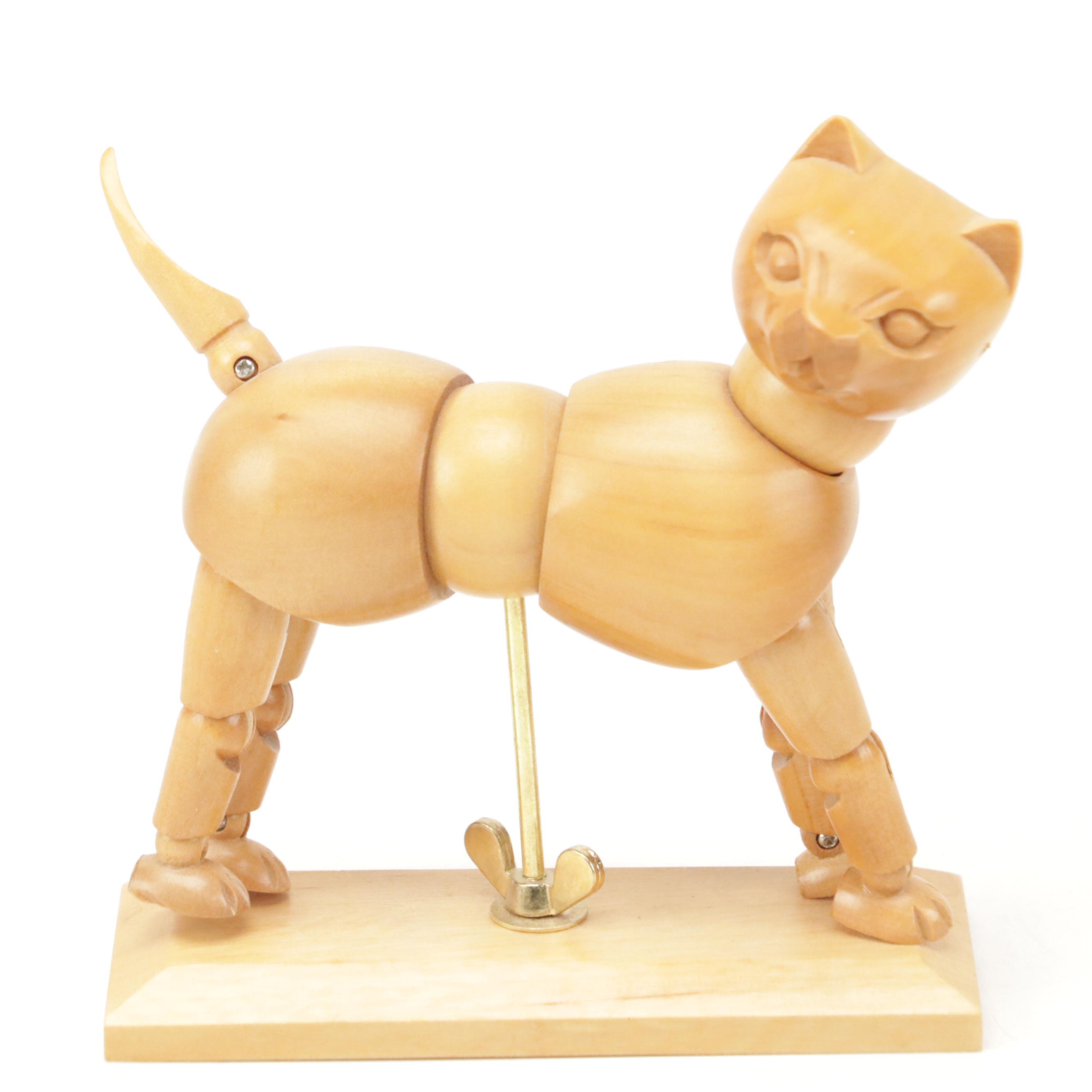 Wood Poseable Mannequin and Other Jointed Figures for Drawing