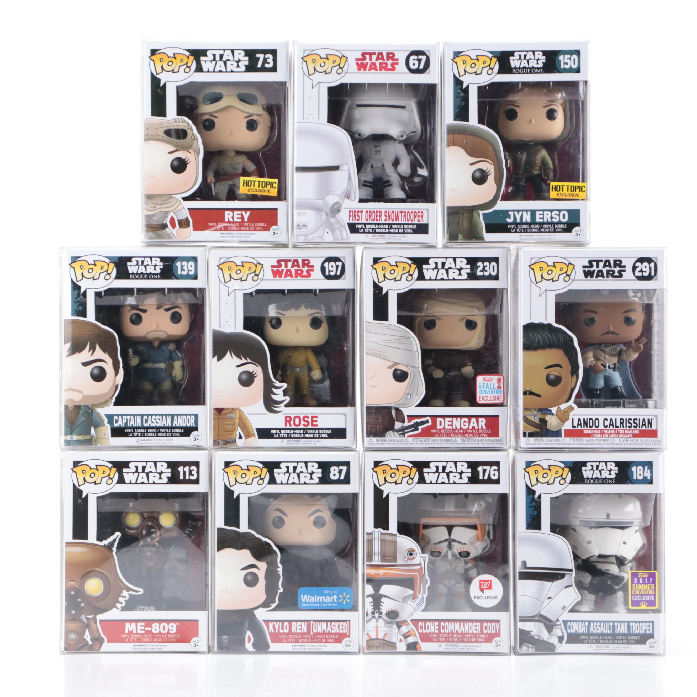 Funko Pop! Lando Calrissian, Rey, Kylo Ren, and More Vinyl Star Wars Bobbleheads