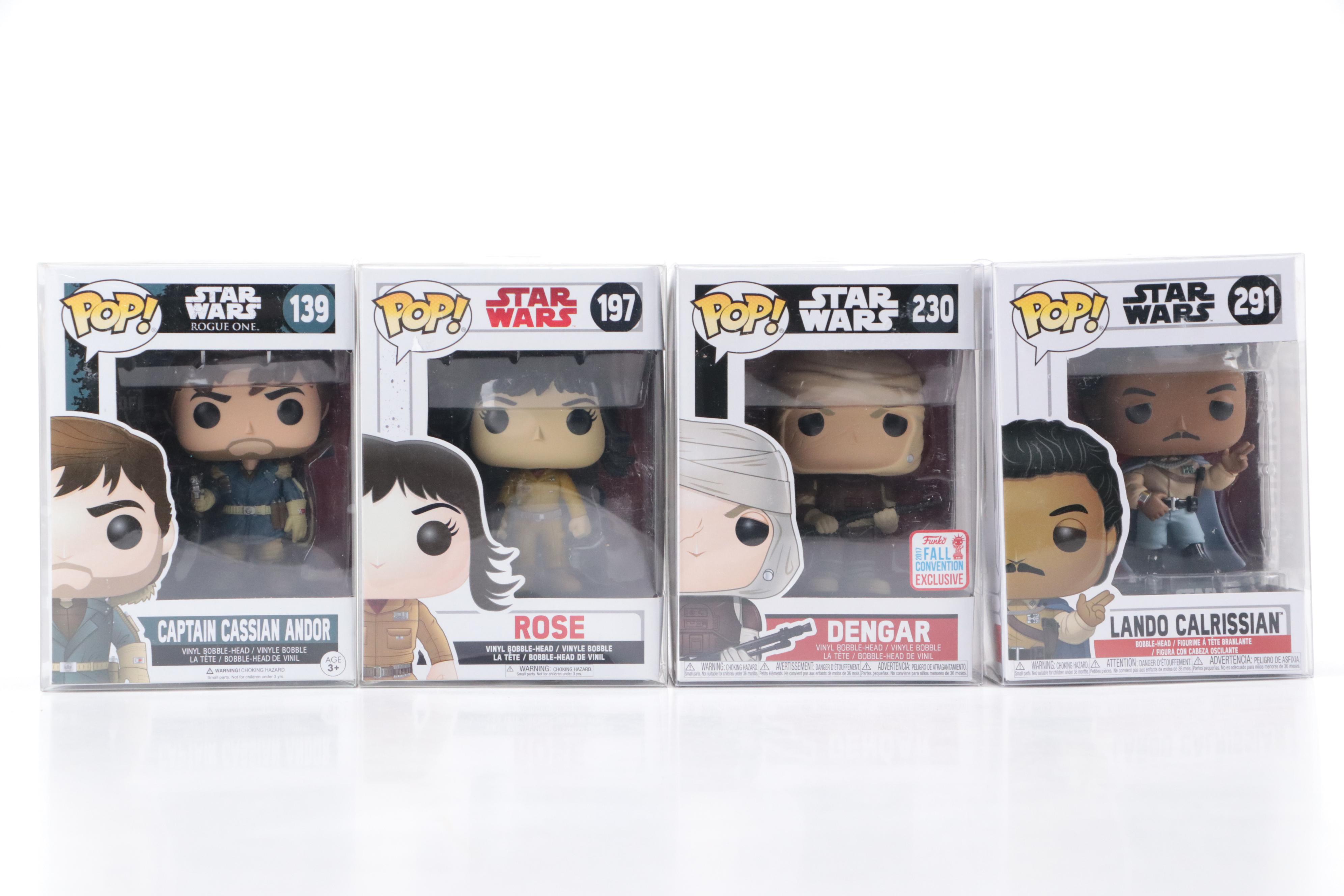 Funko Pop! Lando Calrissian, Rey, Kylo Ren, and More Vinyl Star Wars Bobbleheads