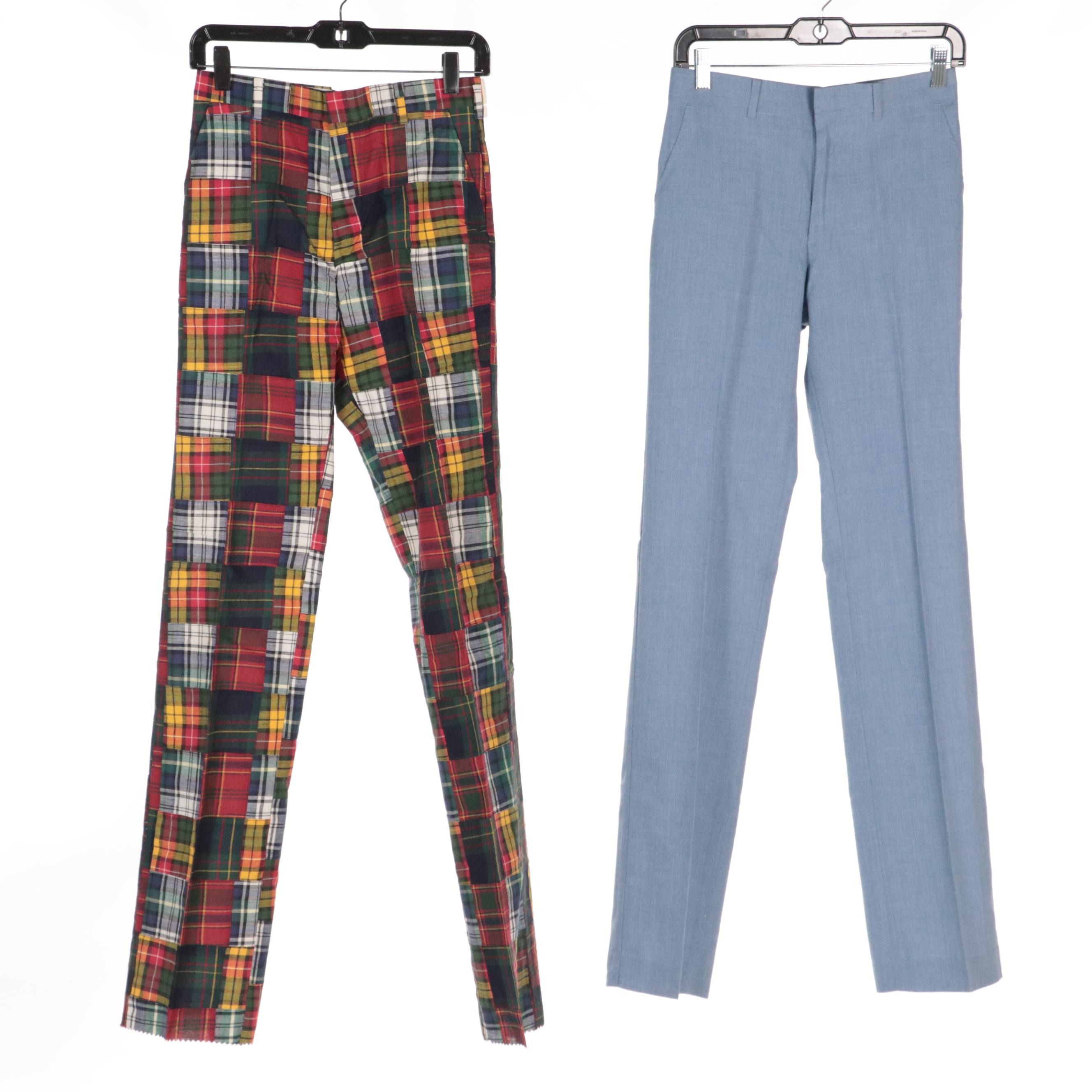 Men's Thomson Assorted Plaid, Patchwork, Striped and, Solid Pants, With Tags