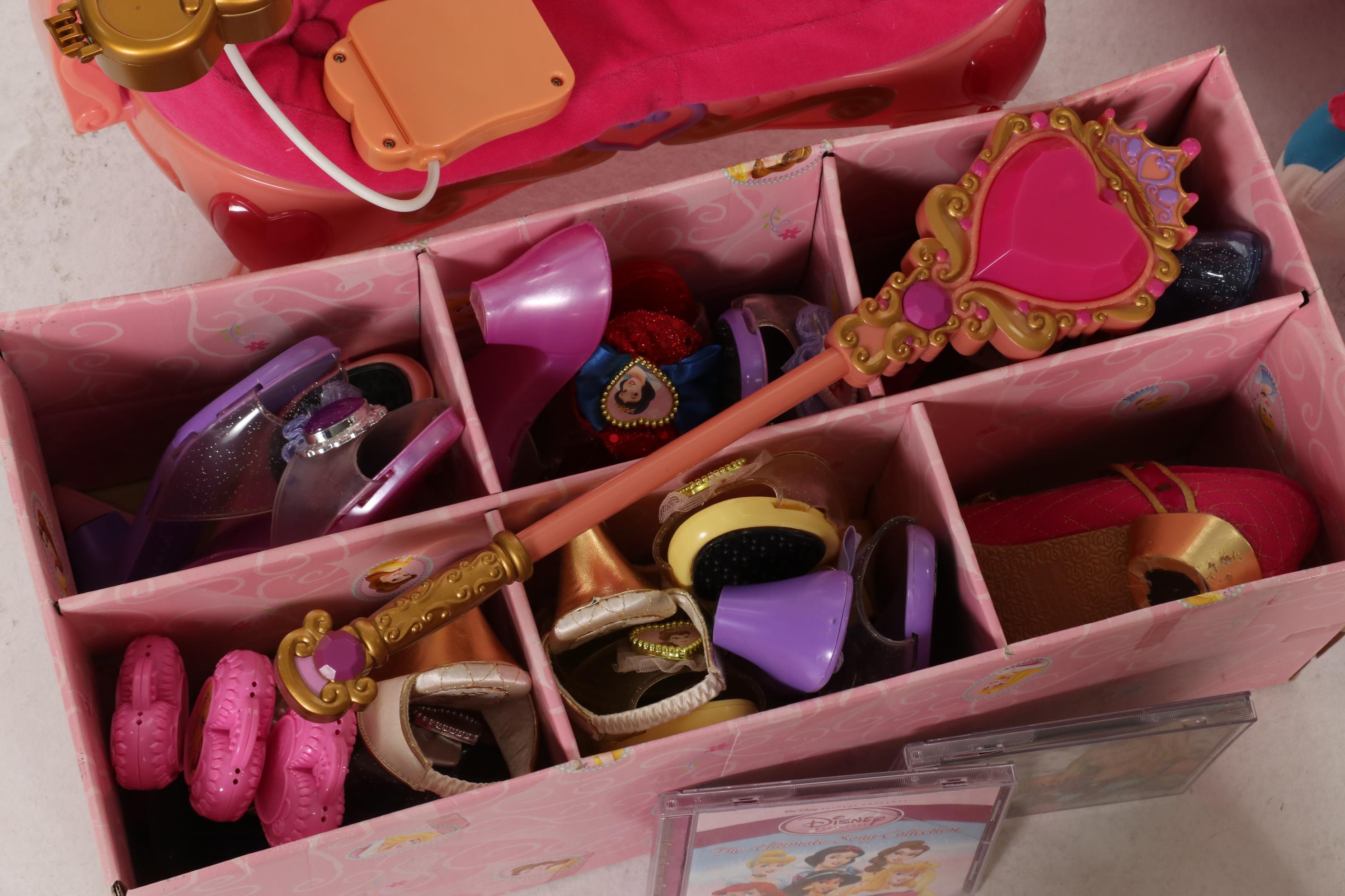 Mattel and Disney Prince and Princess Toys, Tower Playset and Accessories