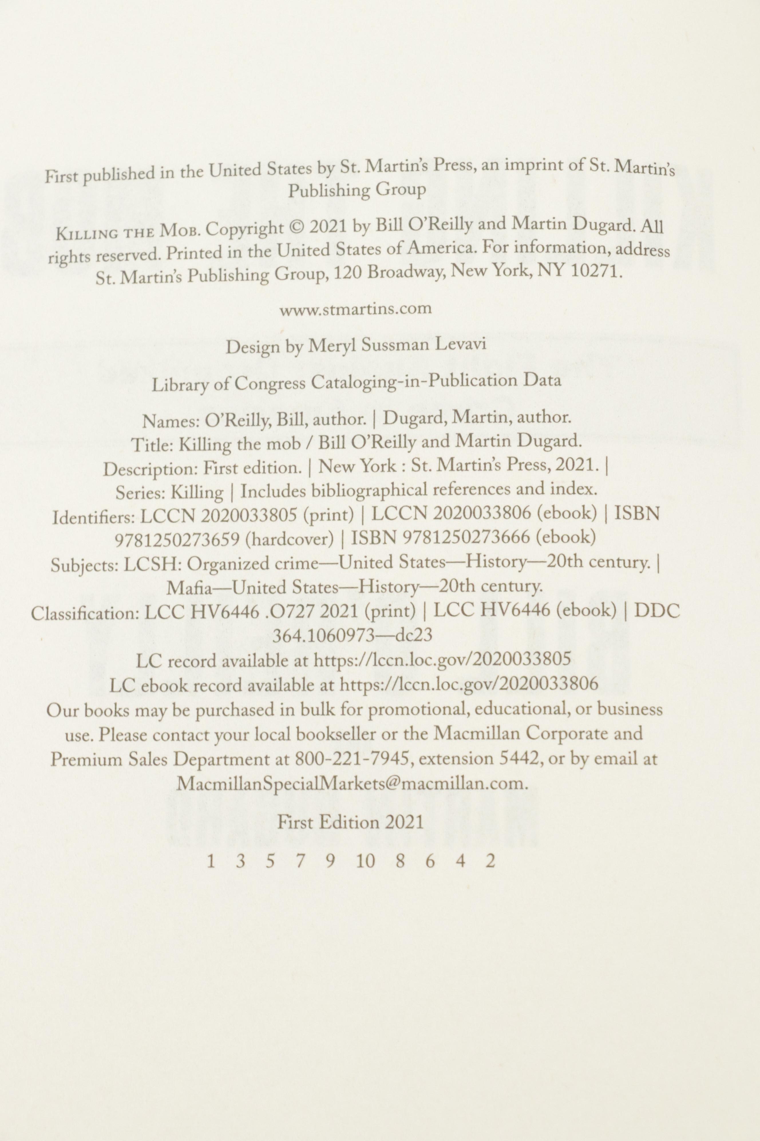 First Edition "Killing Patton" by Bill O'Reilly and More Books