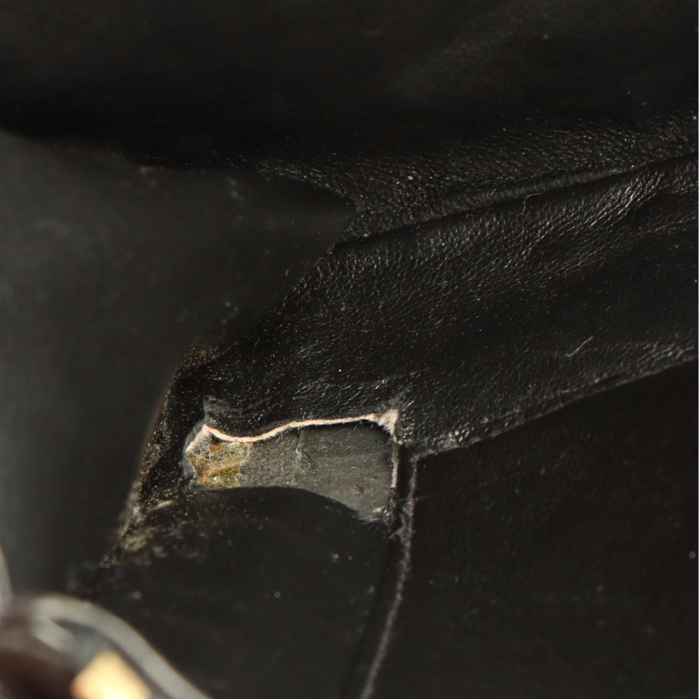 Chanel CC Logo Patent Leather Quilted Canvas XL Clutch Bag