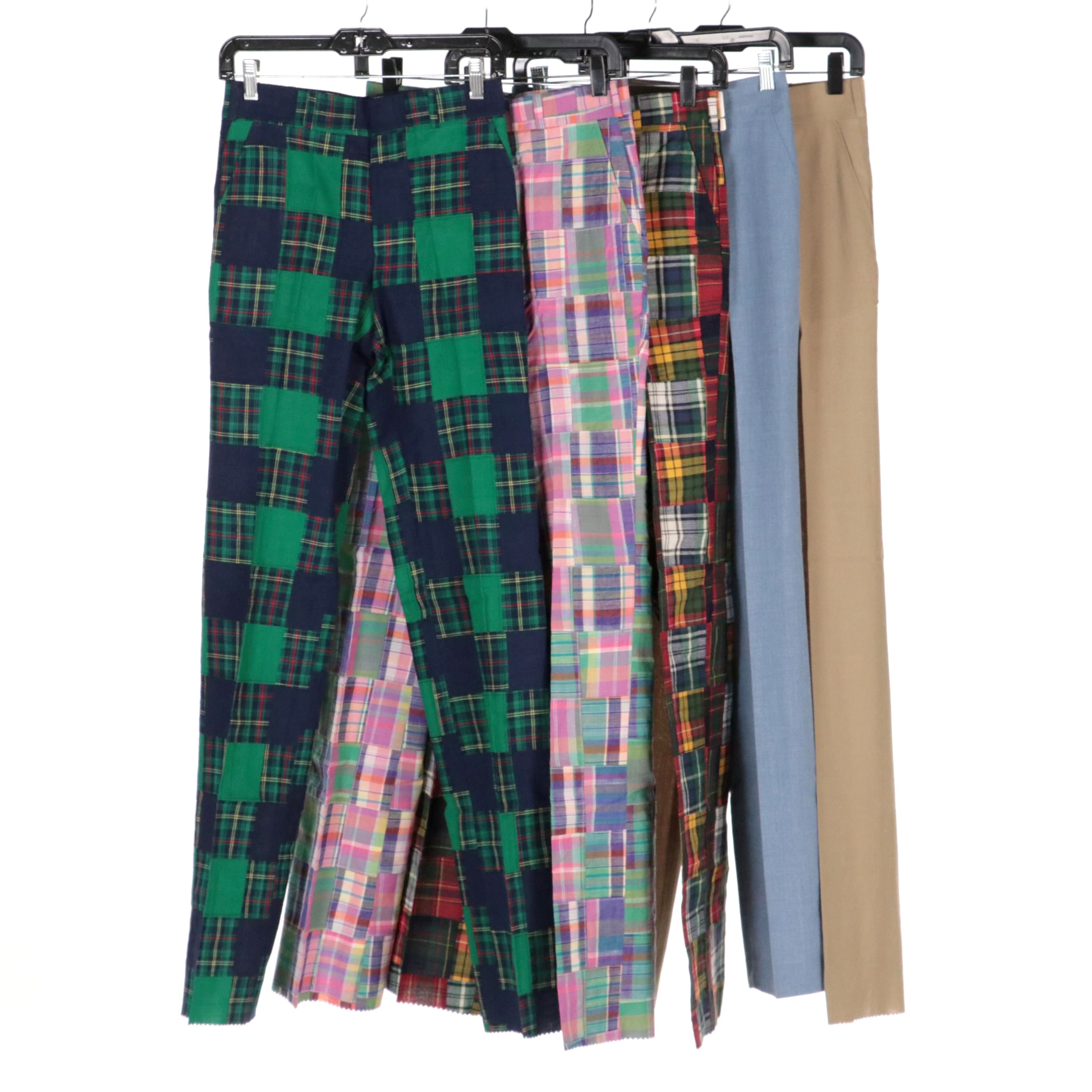 Men's Thomson Assorted Plaid, Patchwork, Striped and, Solid Pants, With Tags