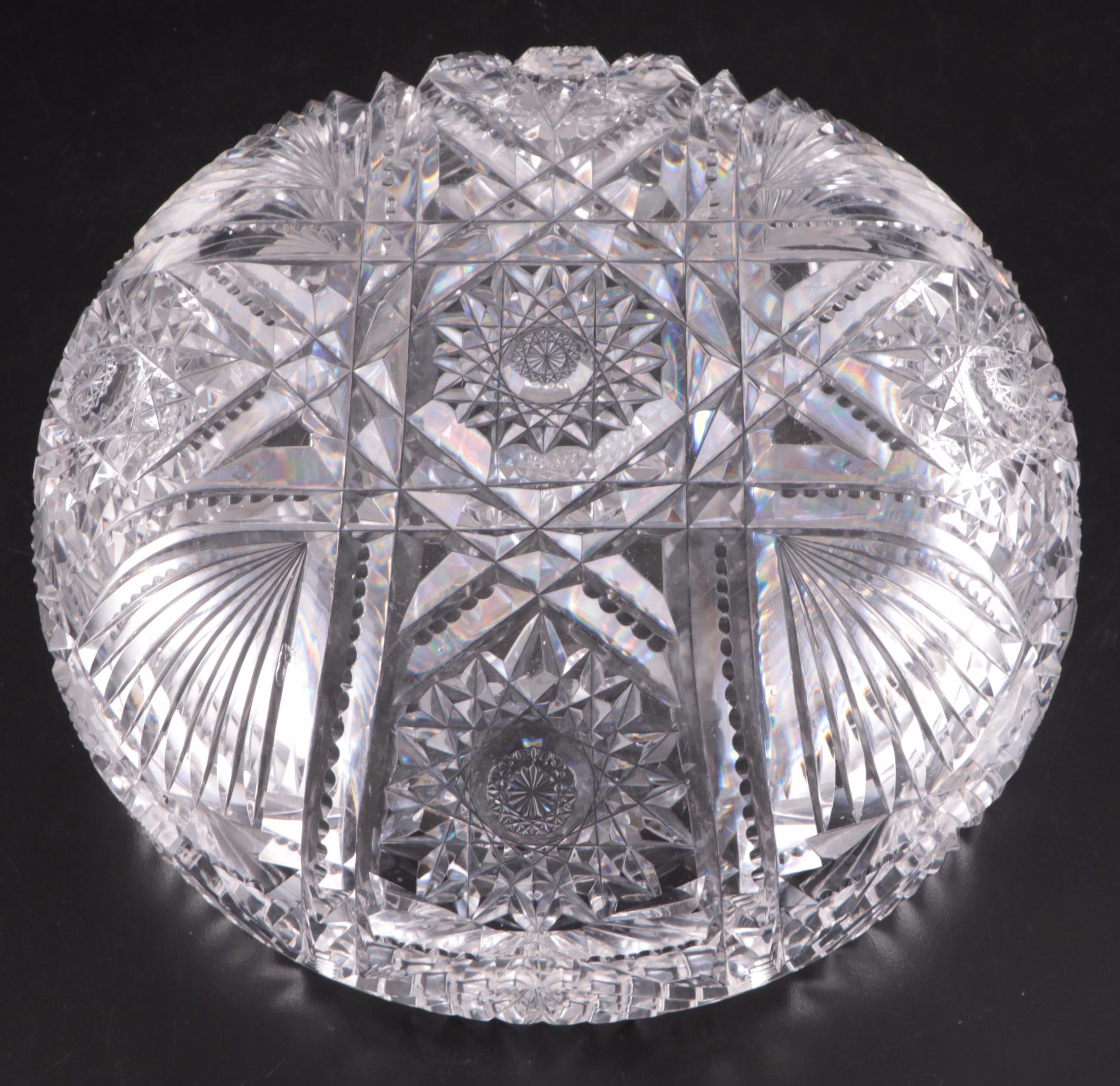 American Brilliant Cut Glass Bowls, 20th Century EBTH