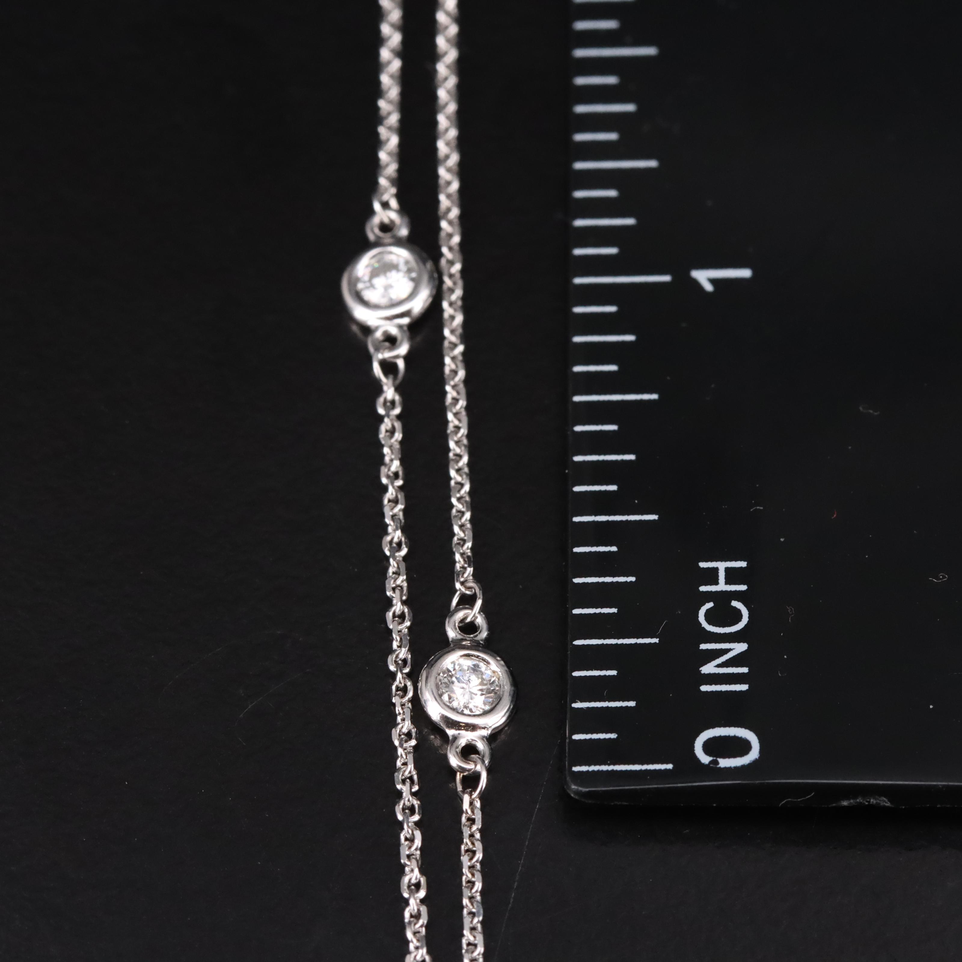 14K 0.75 CTW Diamond Station Necklace