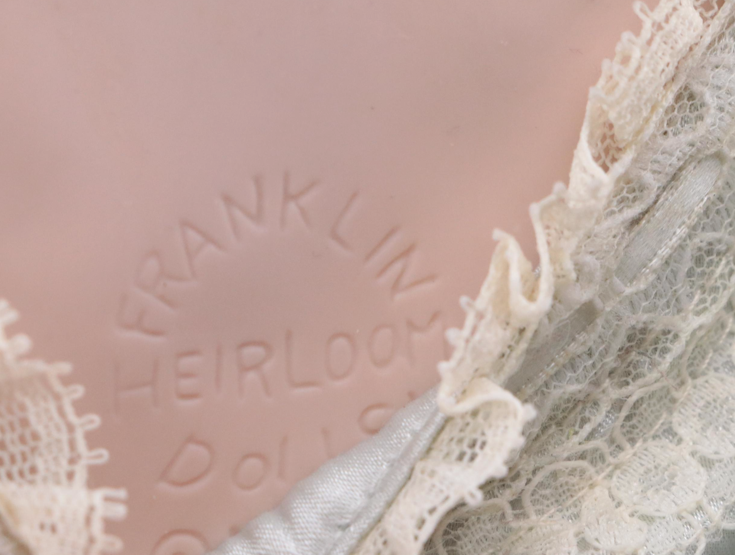 Franklin Heirloom "Gibson Girl" Dolls with Patricia Rose Bride Porcelain Doll