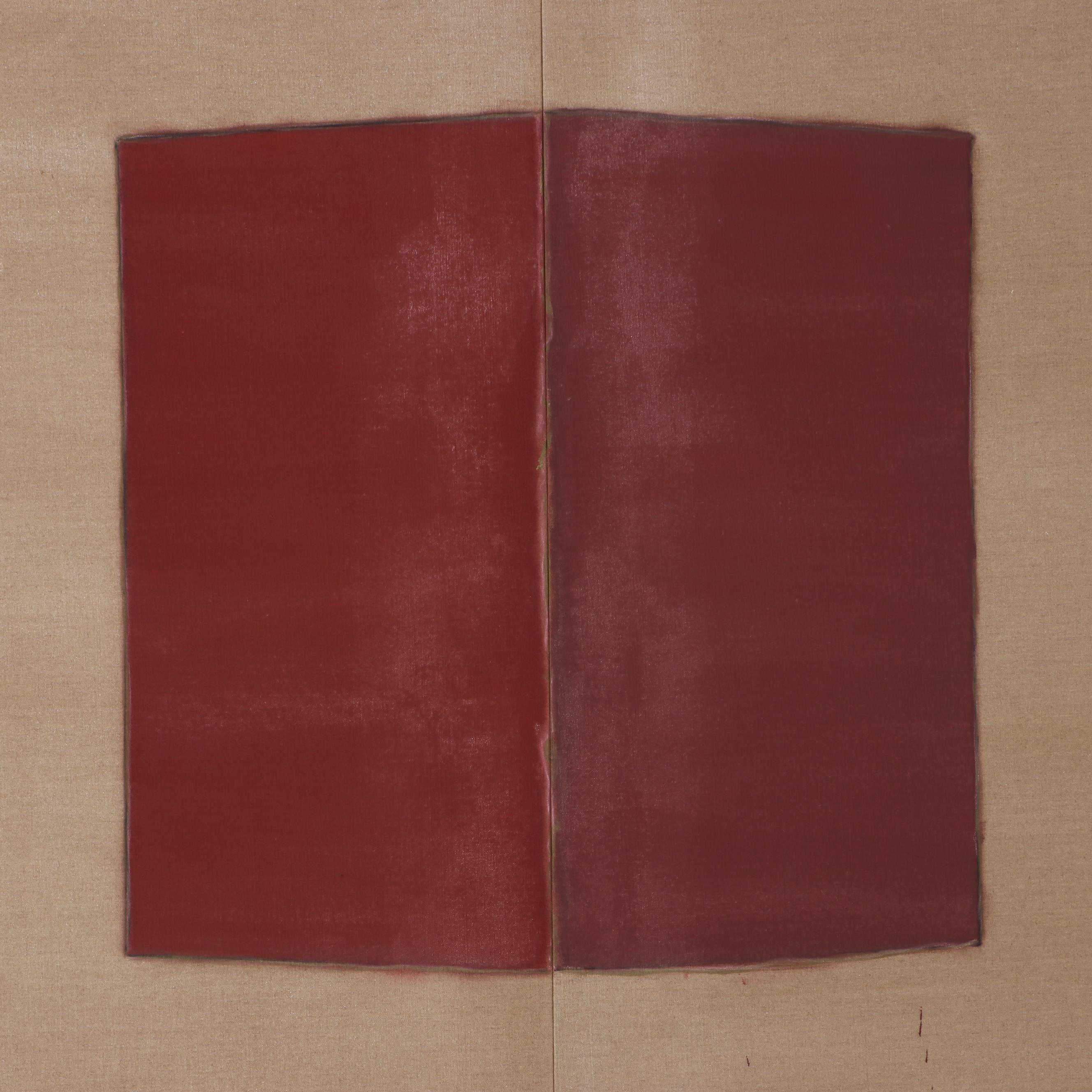 Tom Levine Monumental Abstract Geometric Oil Painting