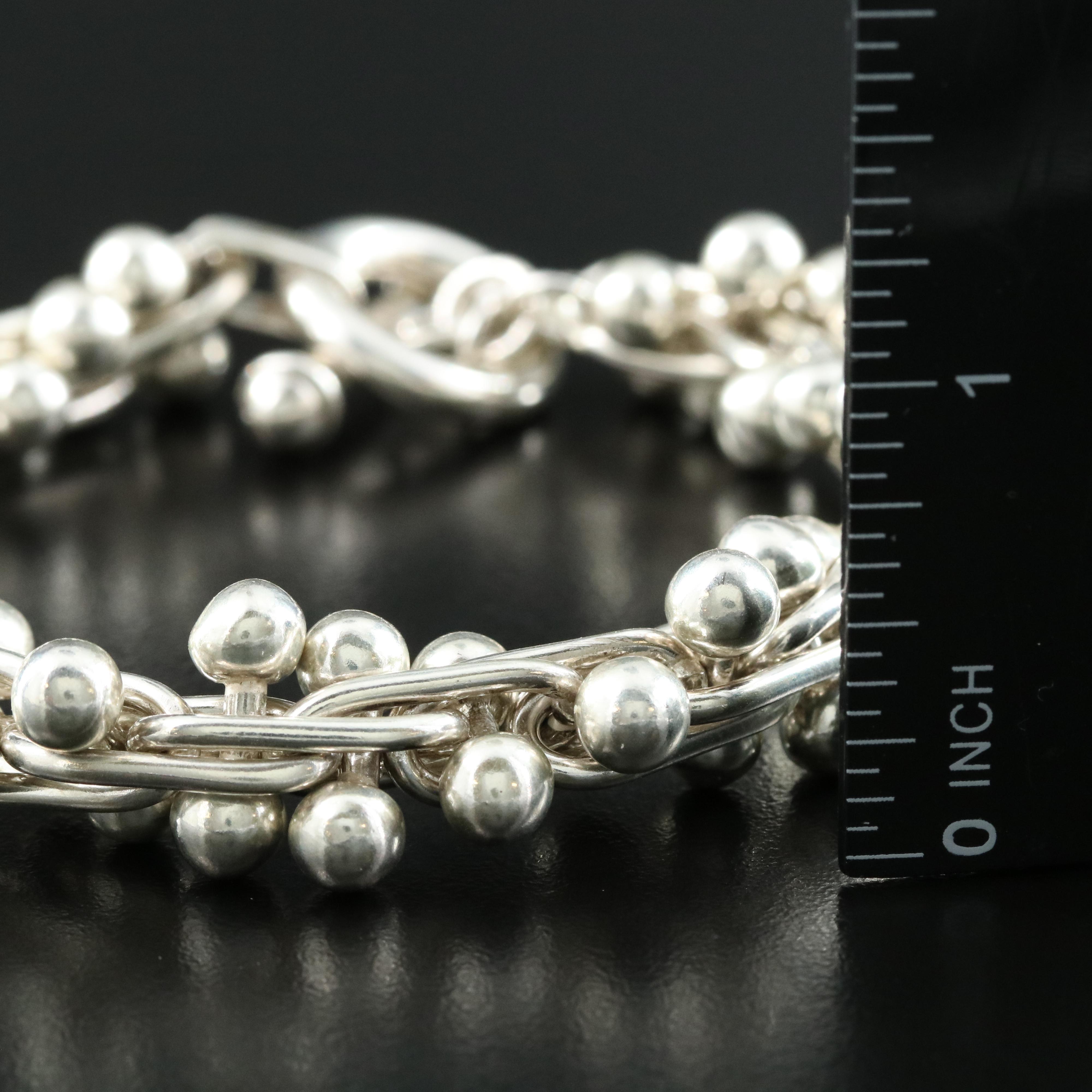 Silpada Sterling Ball-Bar Link Bracelet