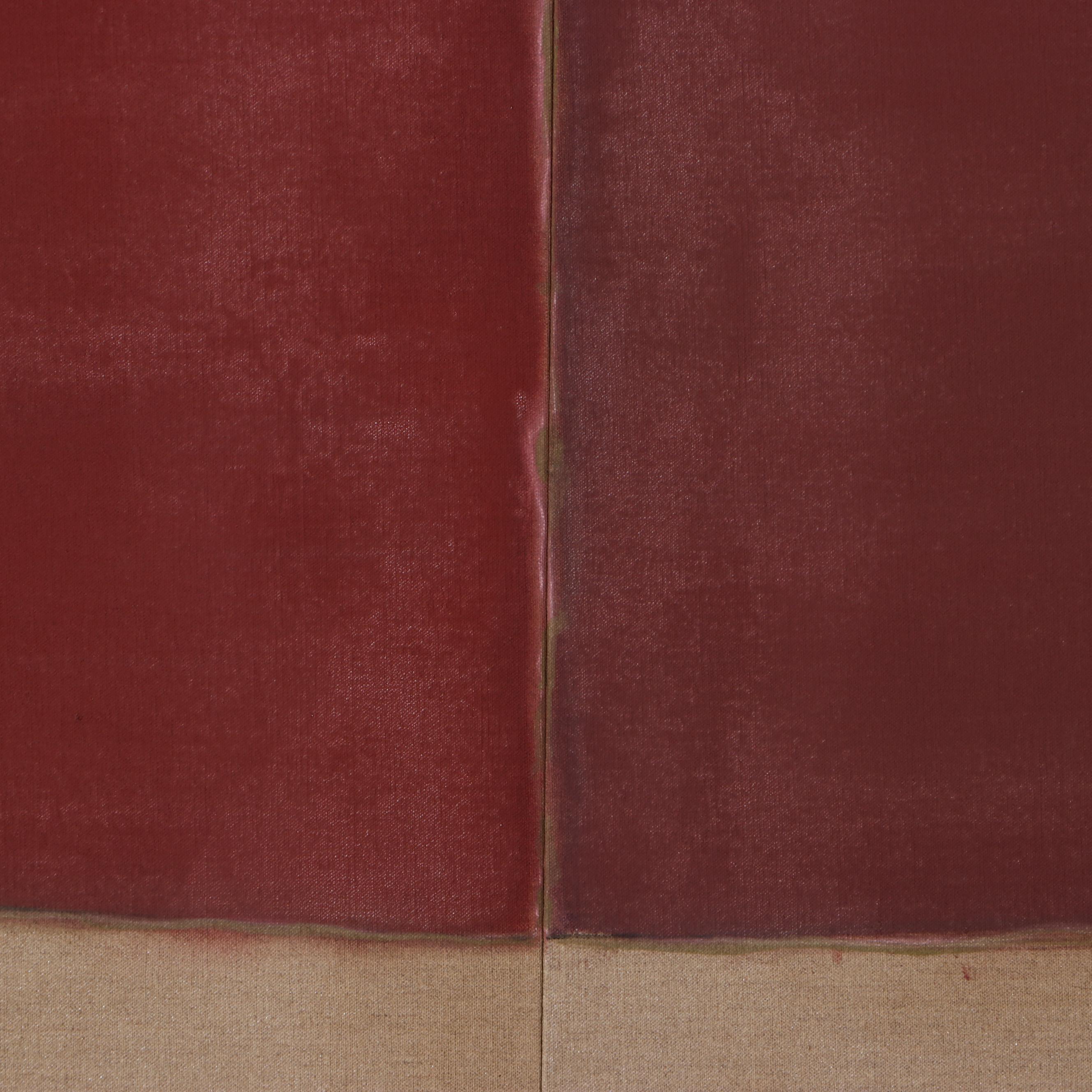 Tom Levine Monumental Abstract Geometric Oil Painting