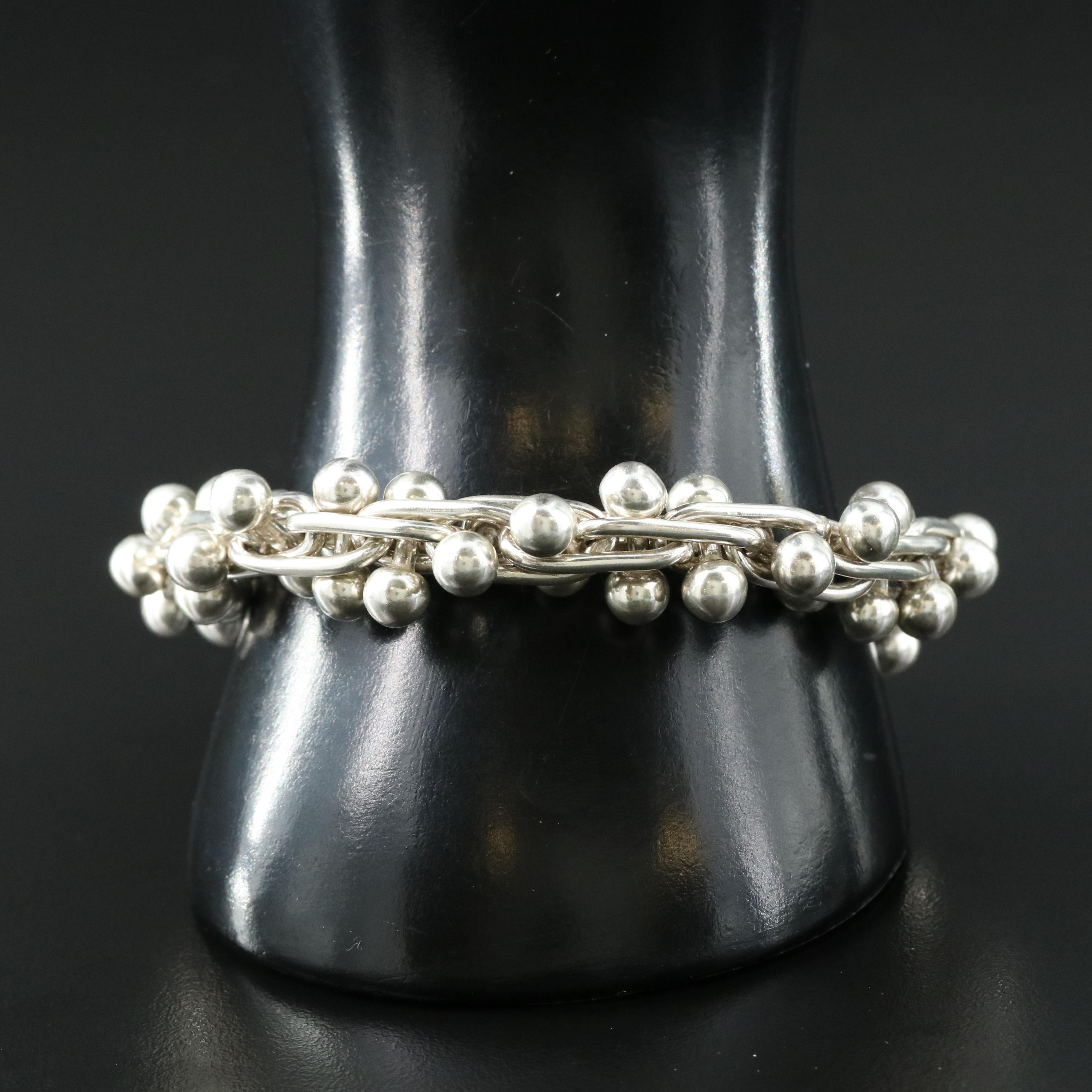Silpada Sterling Ball-Bar Link Bracelet
