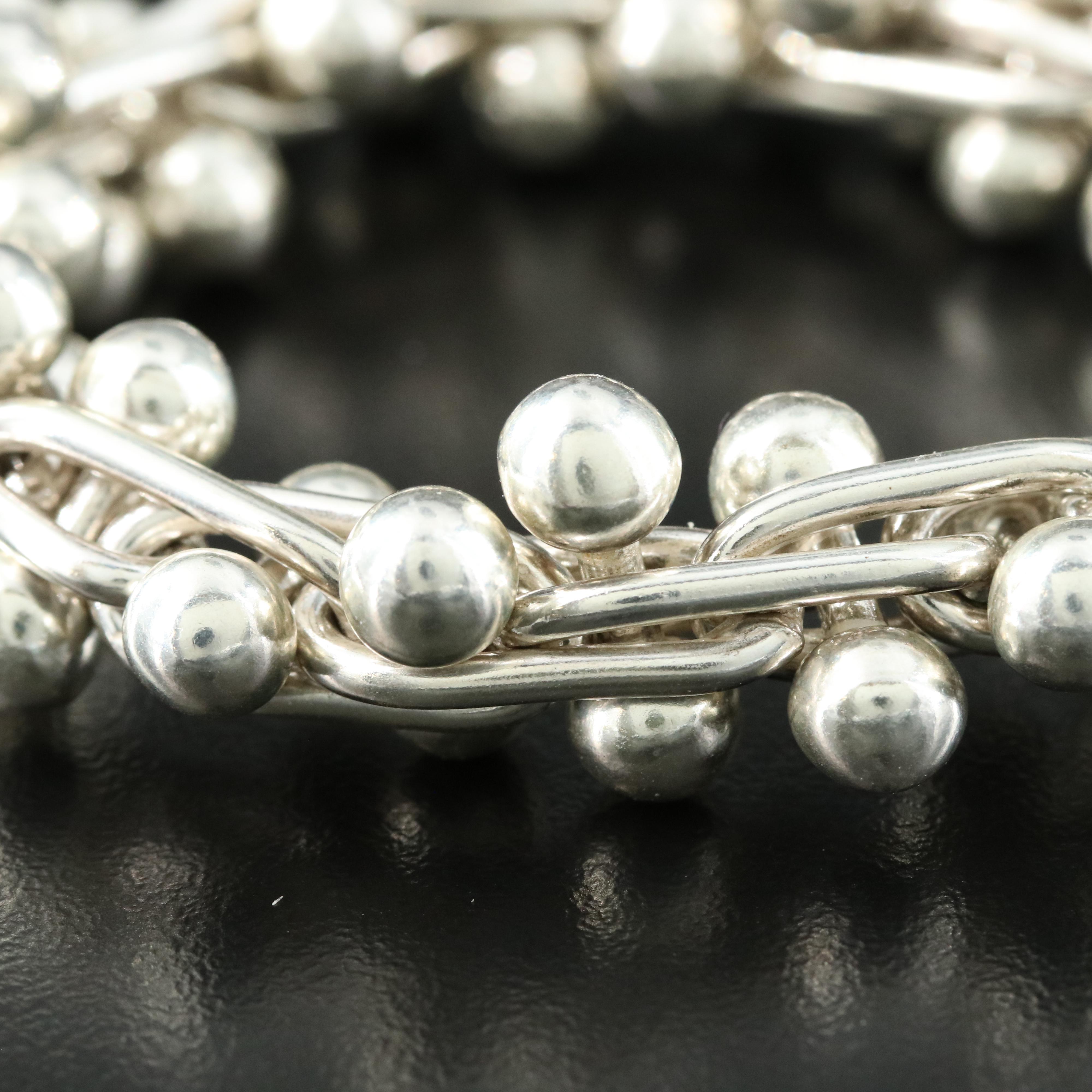 Silpada Sterling Ball-Bar Link Bracelet