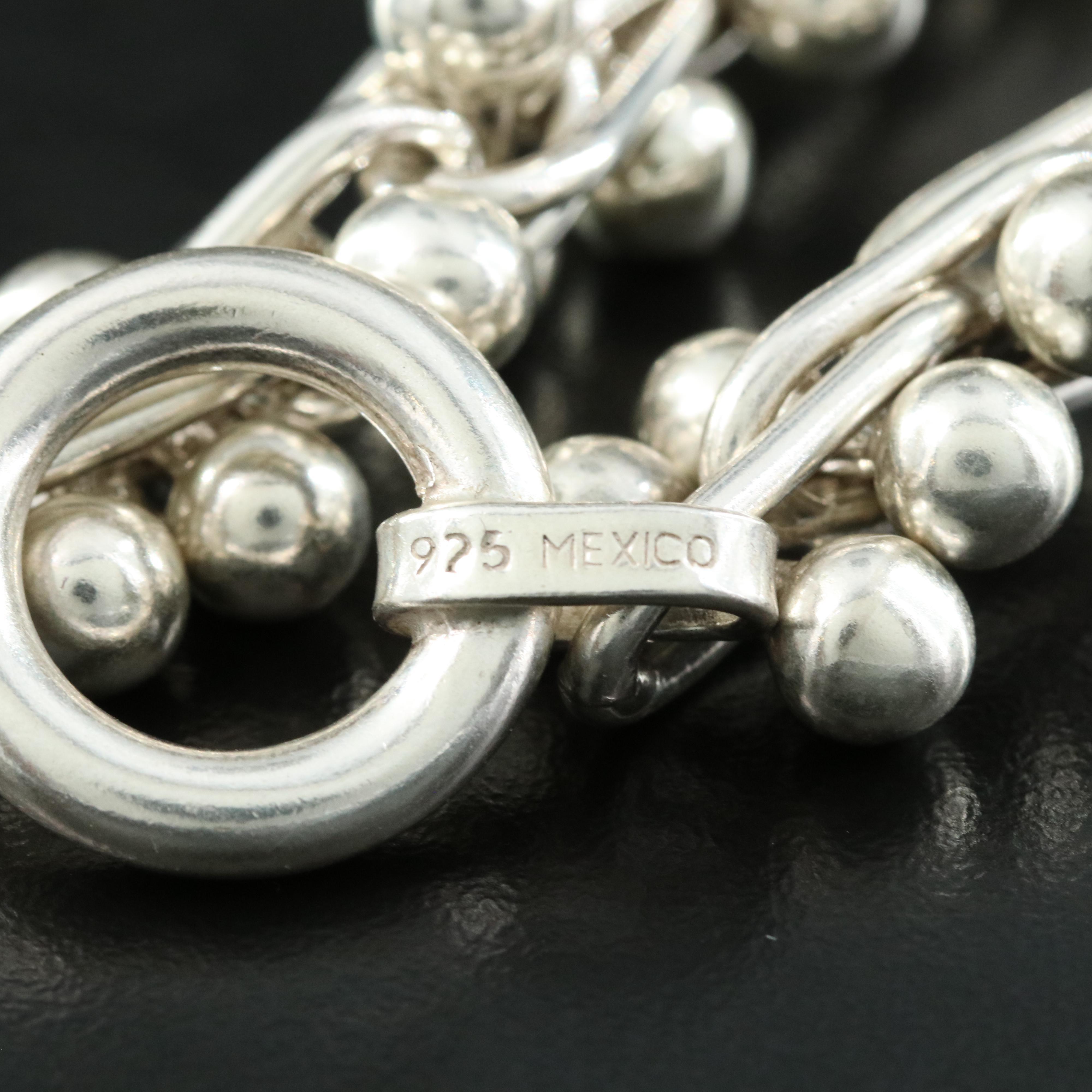Silpada Sterling Ball-Bar Link Bracelet