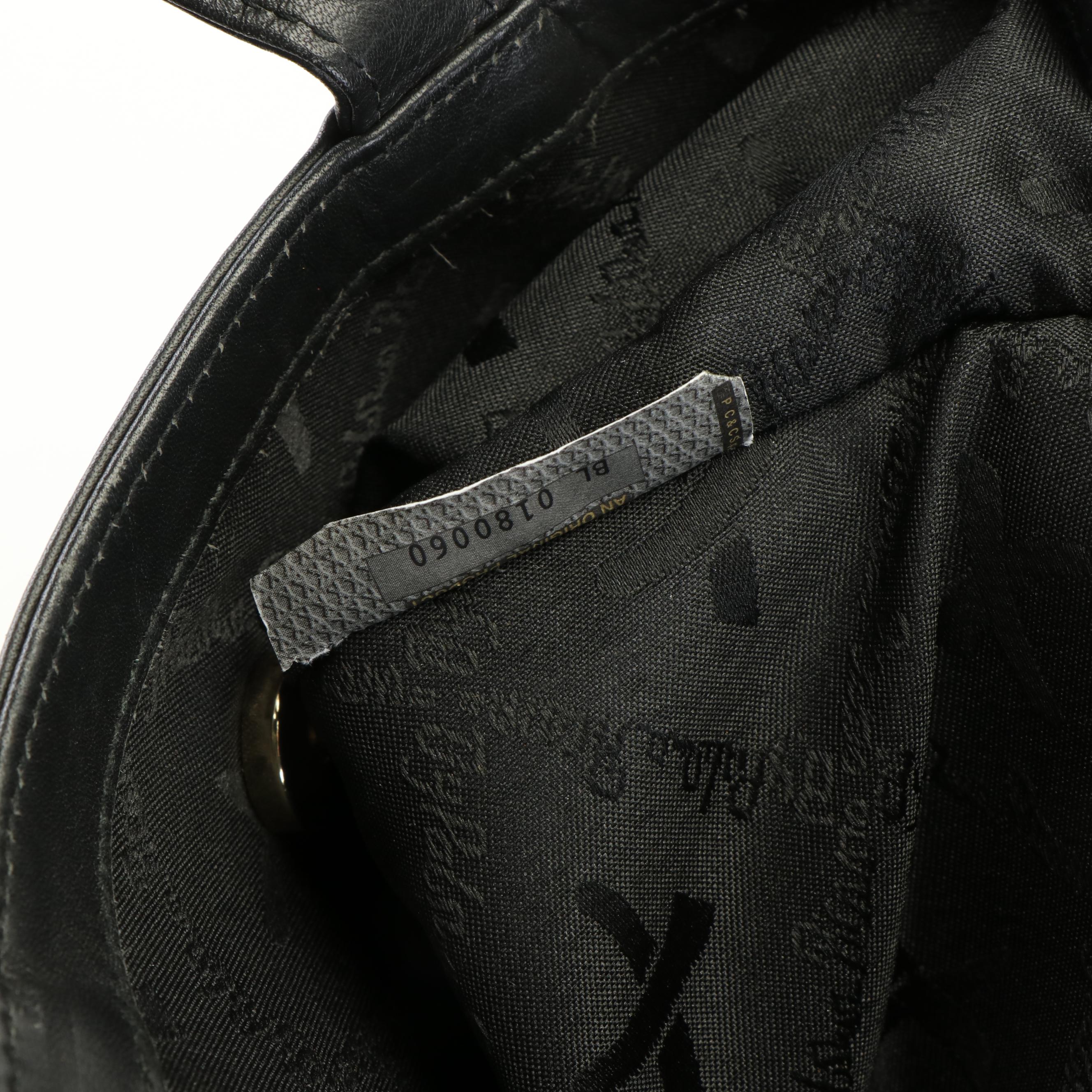 Paloma Picasso Tote Bag in Black Leather