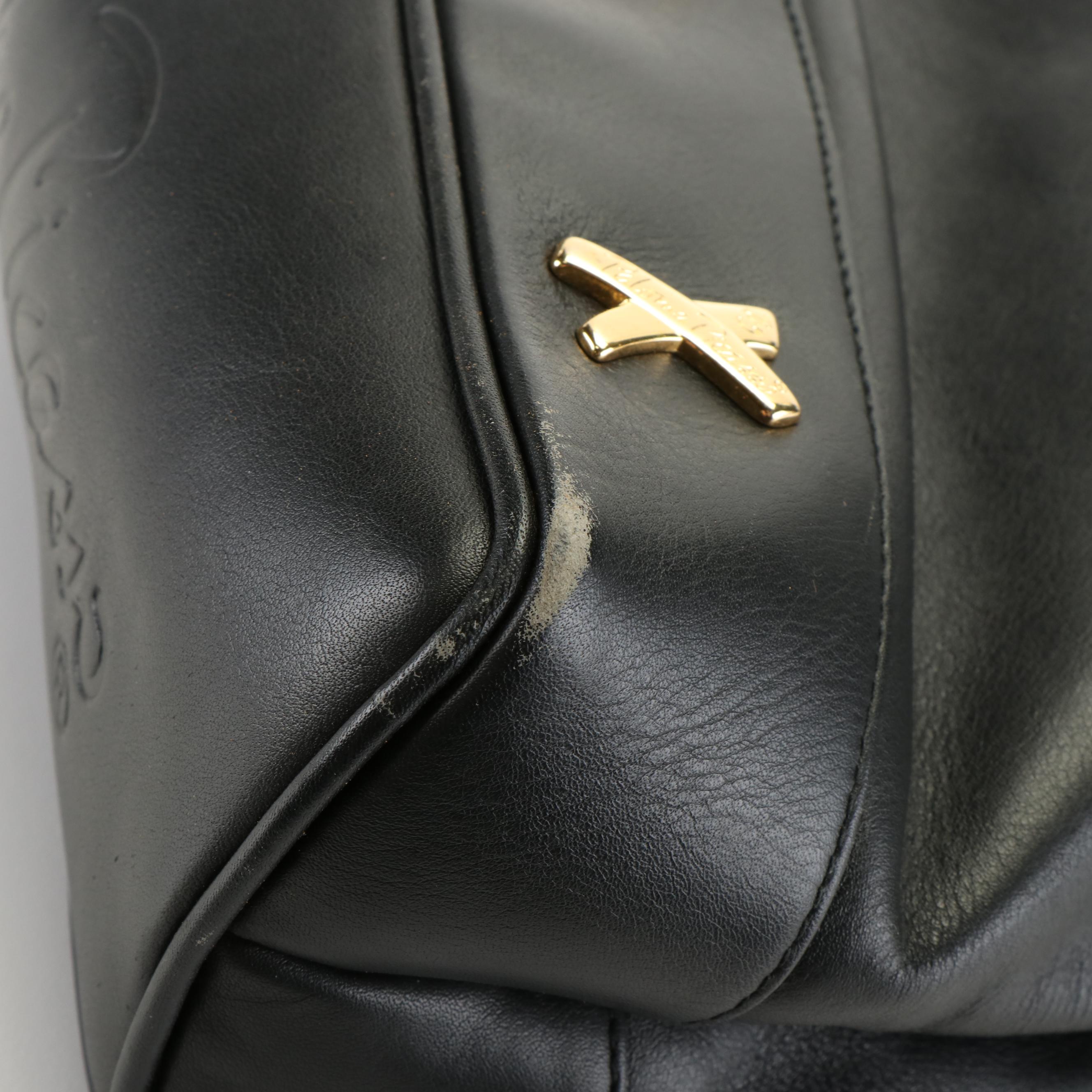 Paloma Picasso Tote Bag in Black Leather