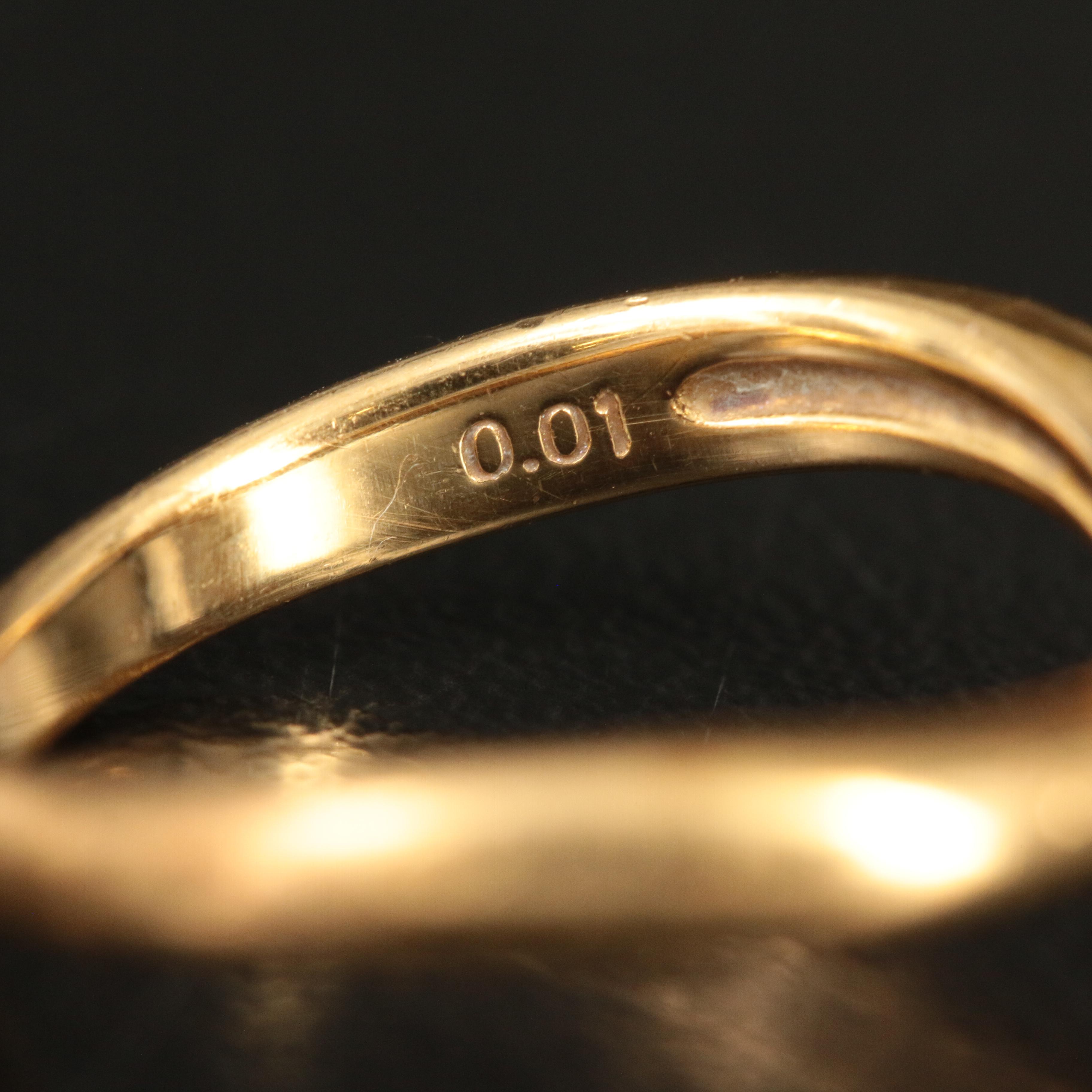 18K Tasaki Shinju Pearl Ring with Diamond Accent