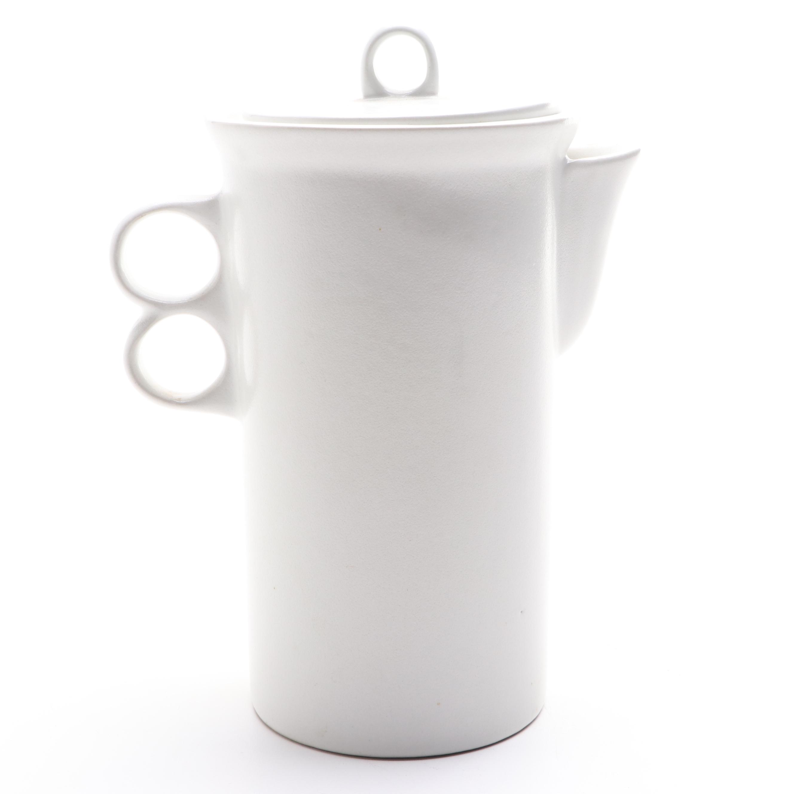 Bennington Pottery Ceramic Platters and Coffee Pot