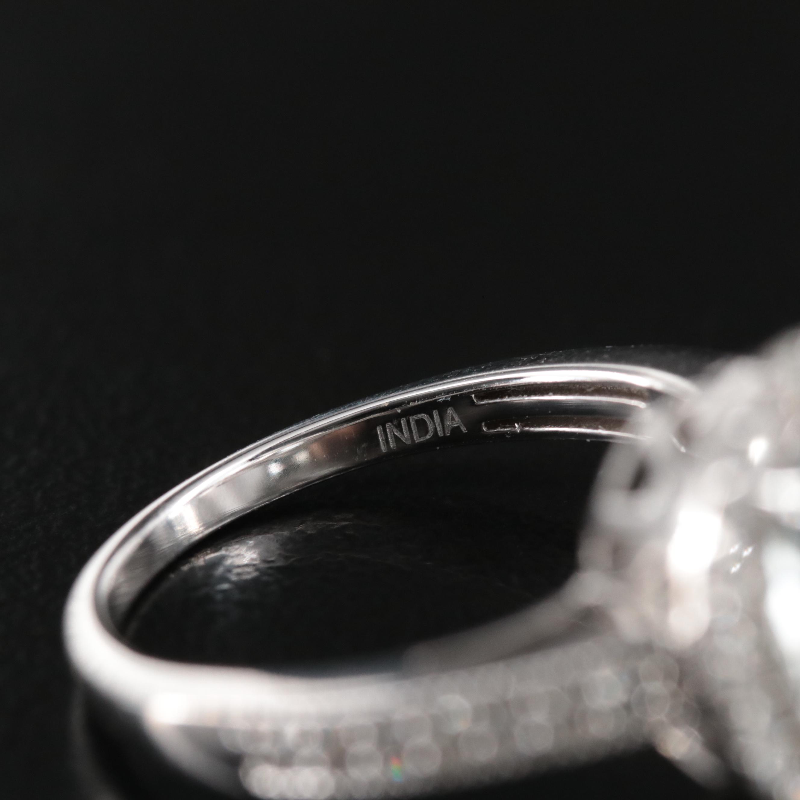 14K Aquamarine and Diamond Ring