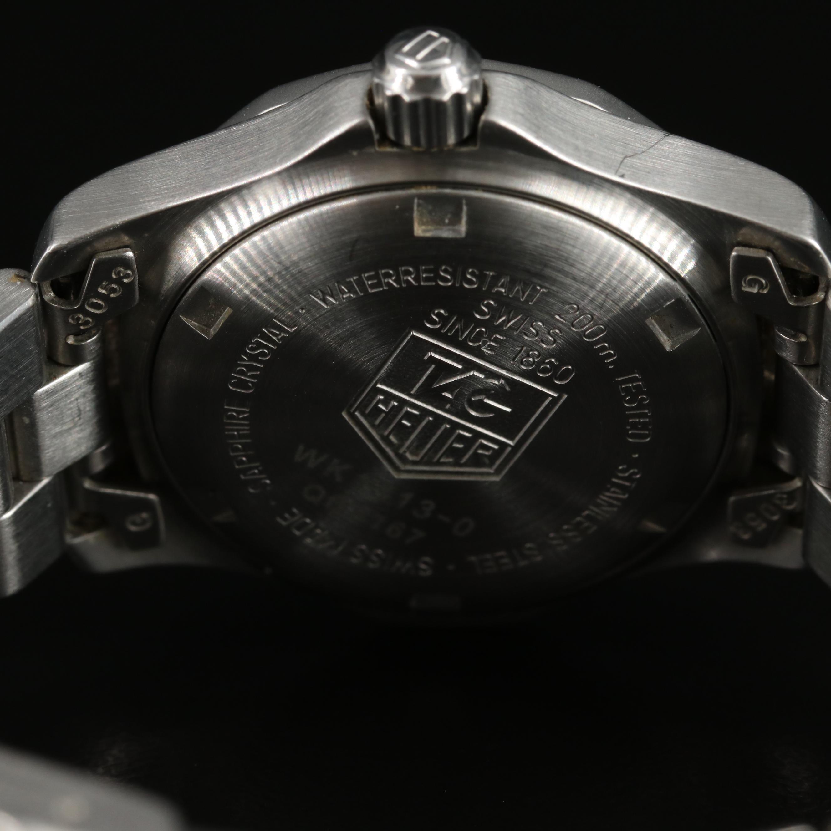 TAG Heuer Blue Dial Professional 200M Stainless Steel Watch