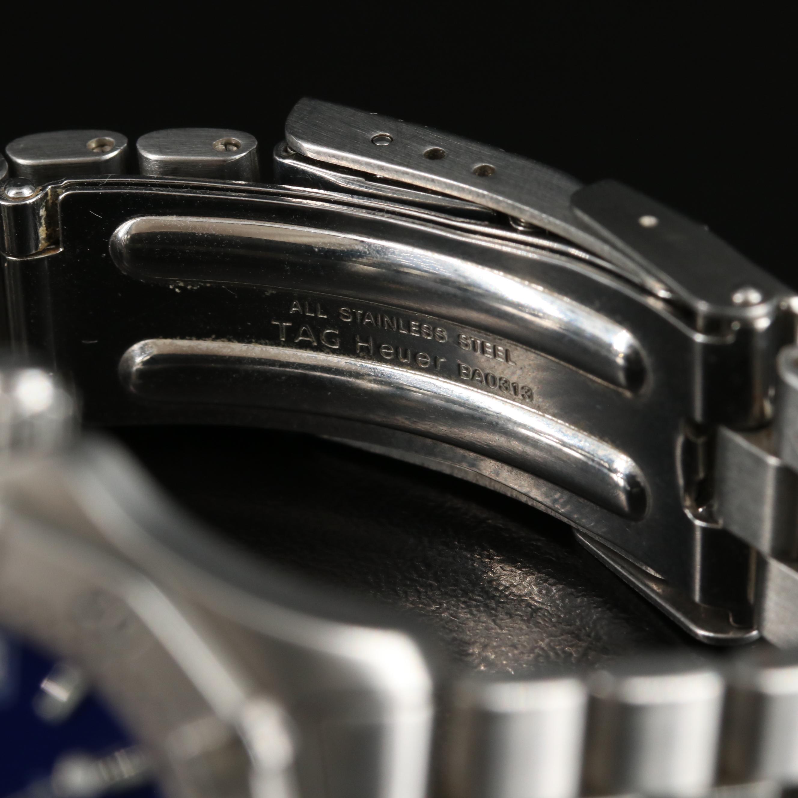 TAG Heuer Blue Dial Professional 200M Stainless Steel Watch