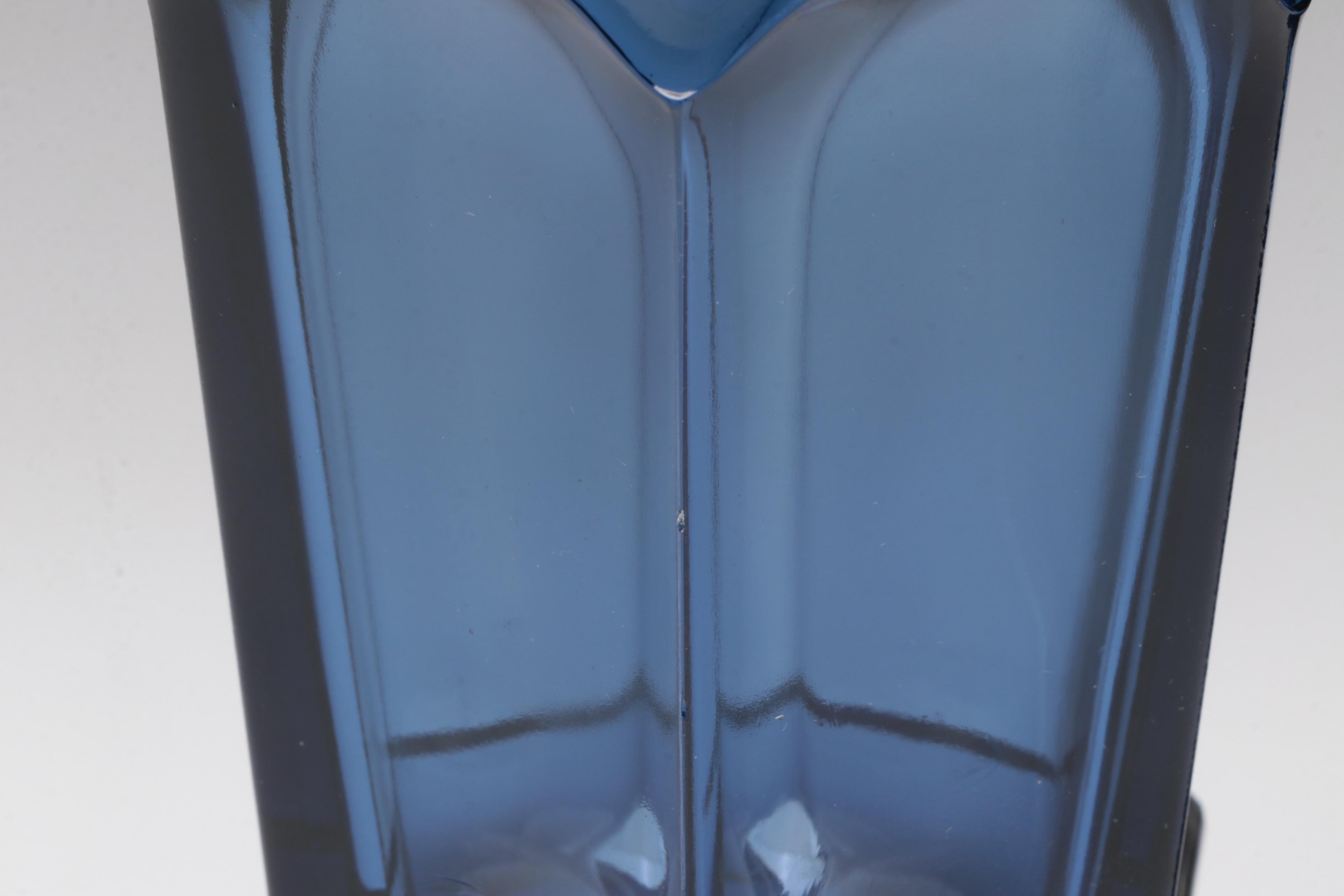 Fostoria "Virginia" Dark Blue Glass Iced Tea Glasses, 1980-1986