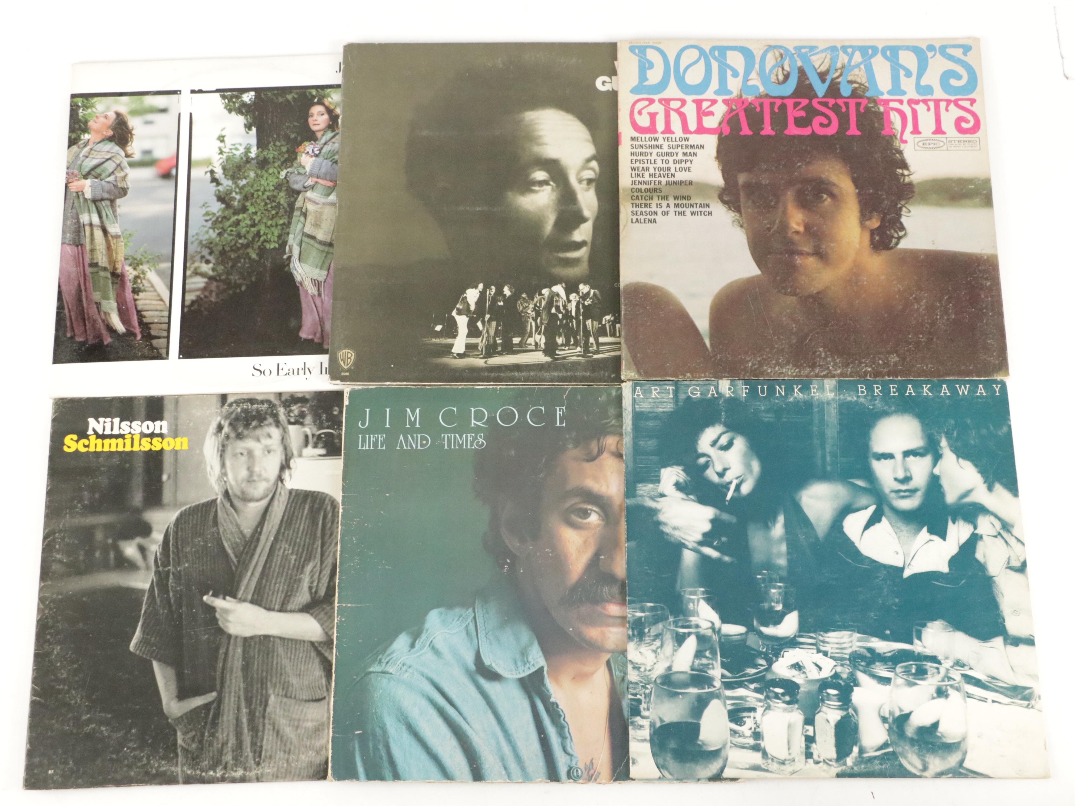 Judy Collins, Donovan, Jim Croce, Art Garfunkel and More Vinyl LP Records