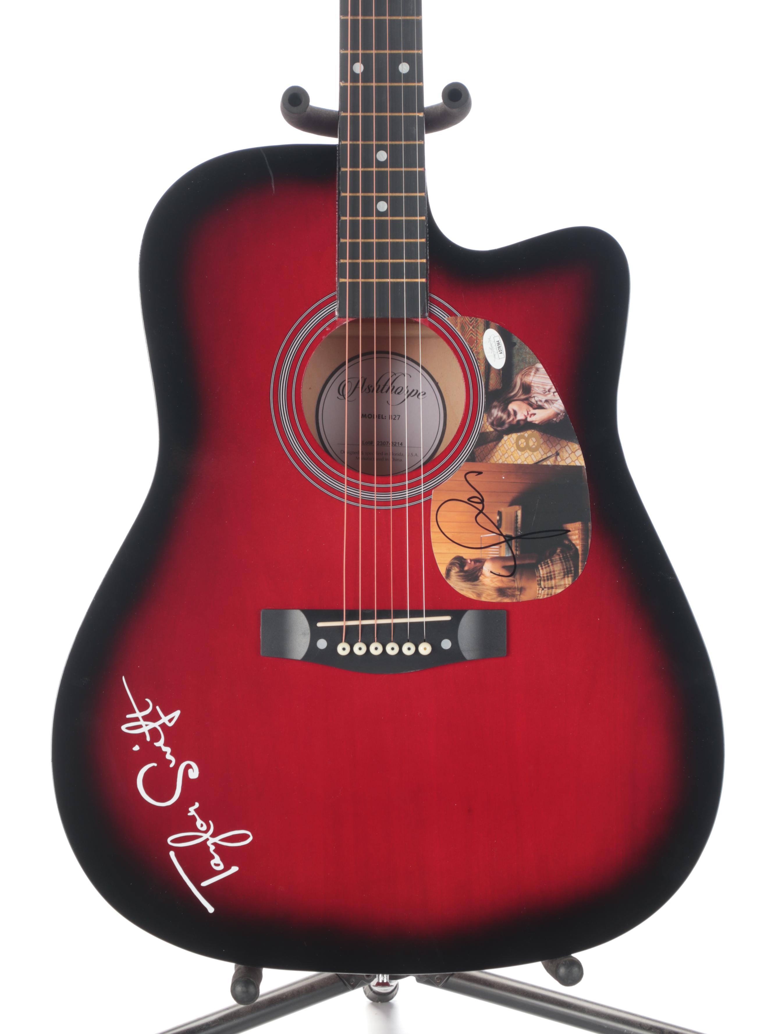 Ashthorpe Taylor Swift Signed Acoustic Guitar