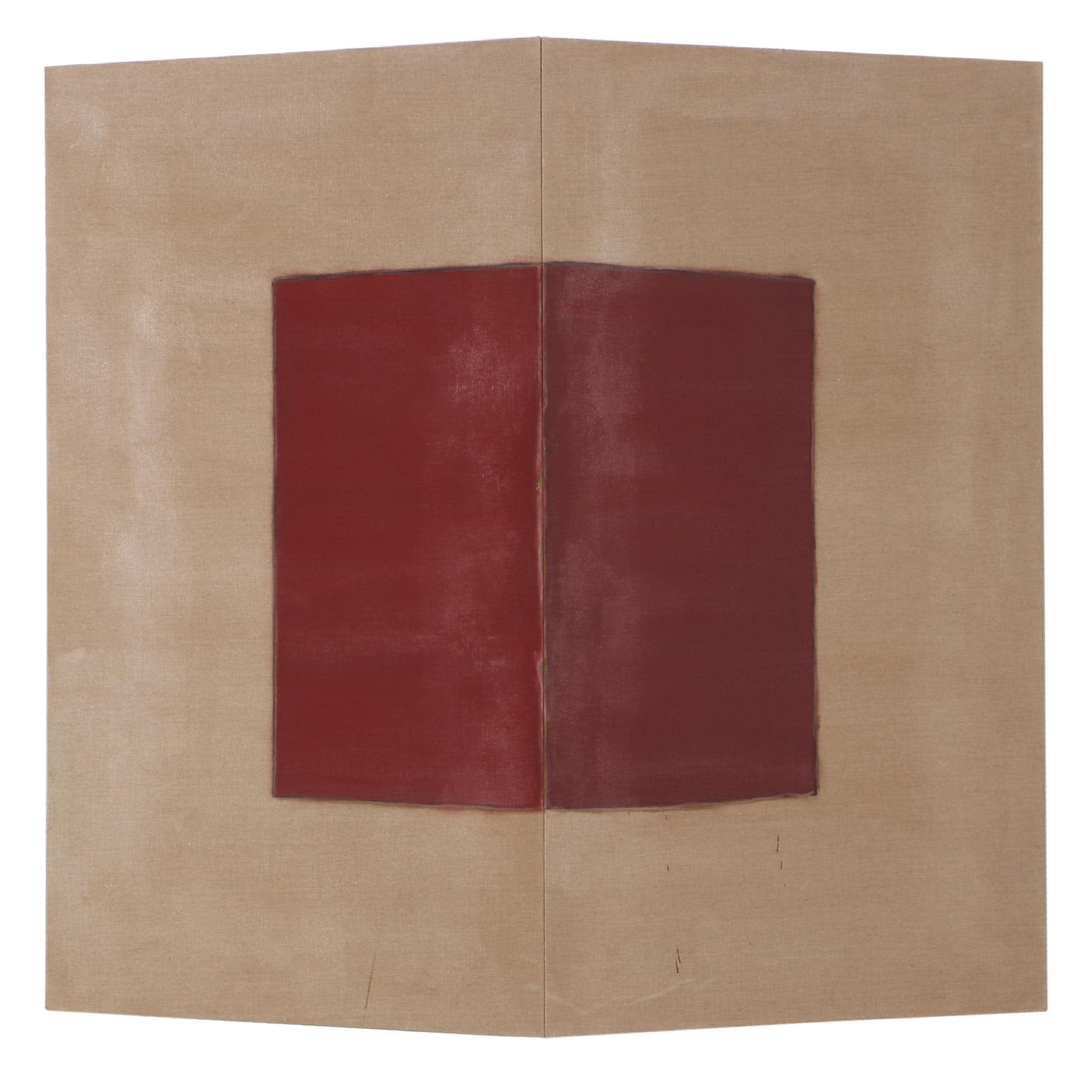 Tom Levine Monumental Abstract Geometric Oil Painting