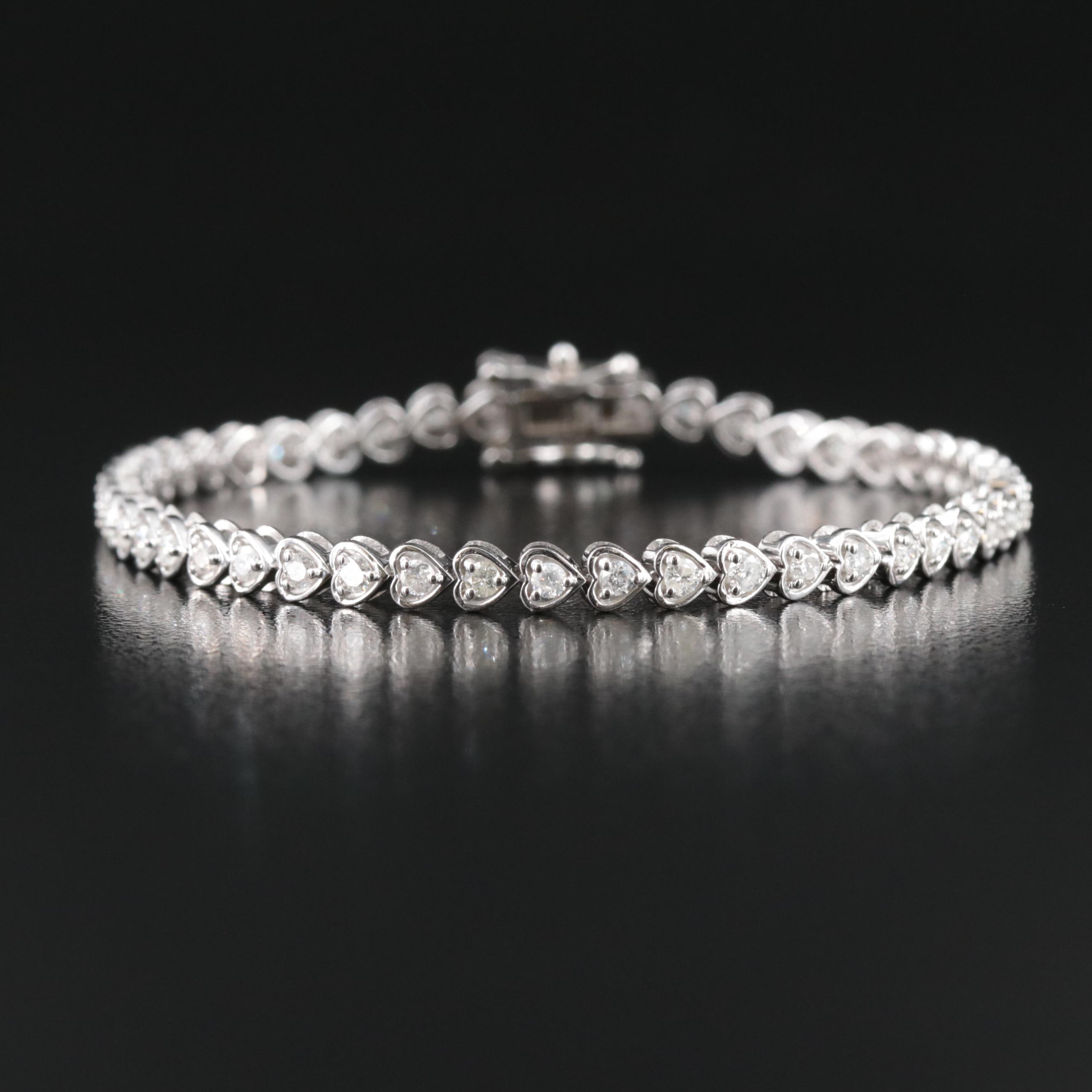 14K 2.01 CTW Diamond Tennis Bracelet