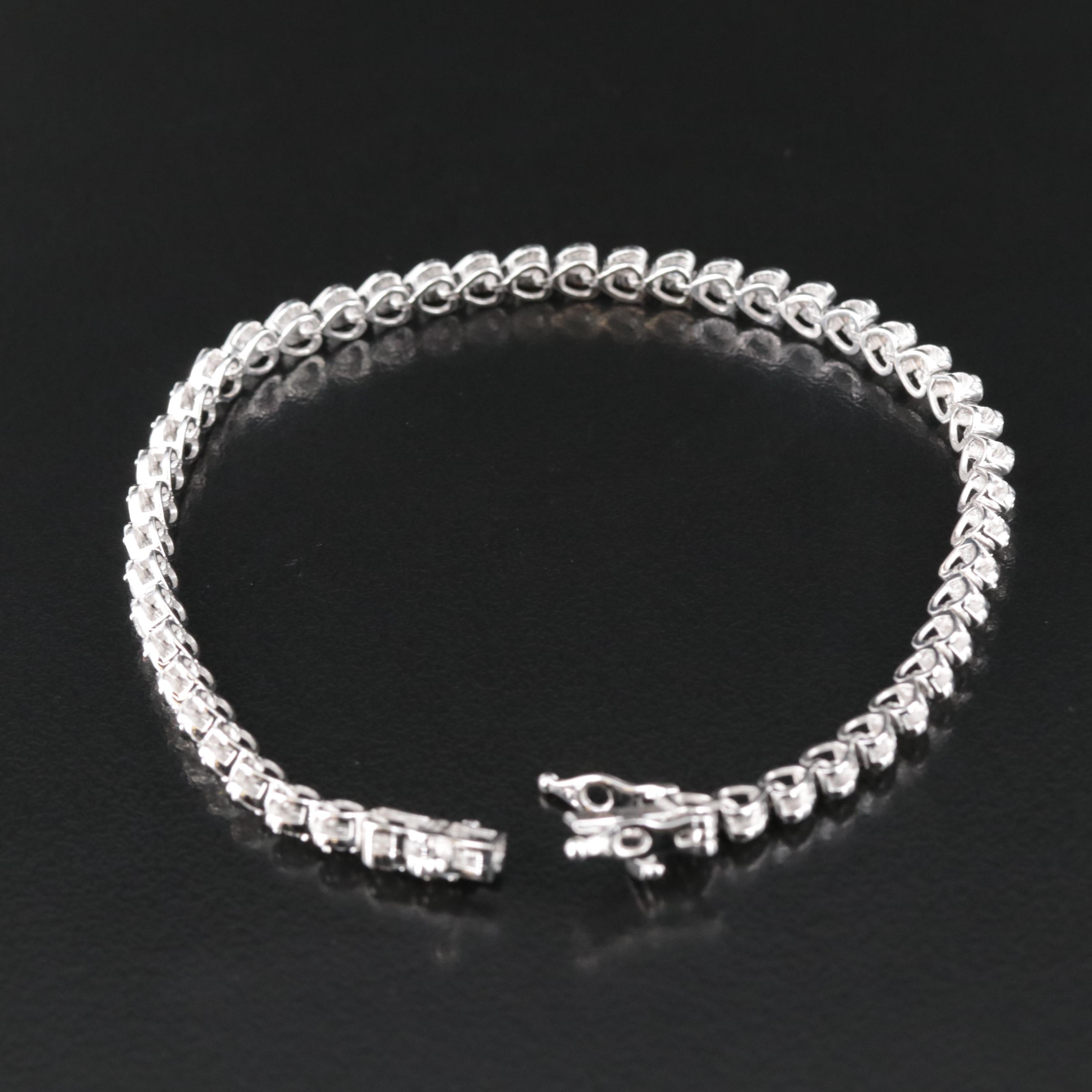 14K 2.01 CTW Diamond Tennis Bracelet
