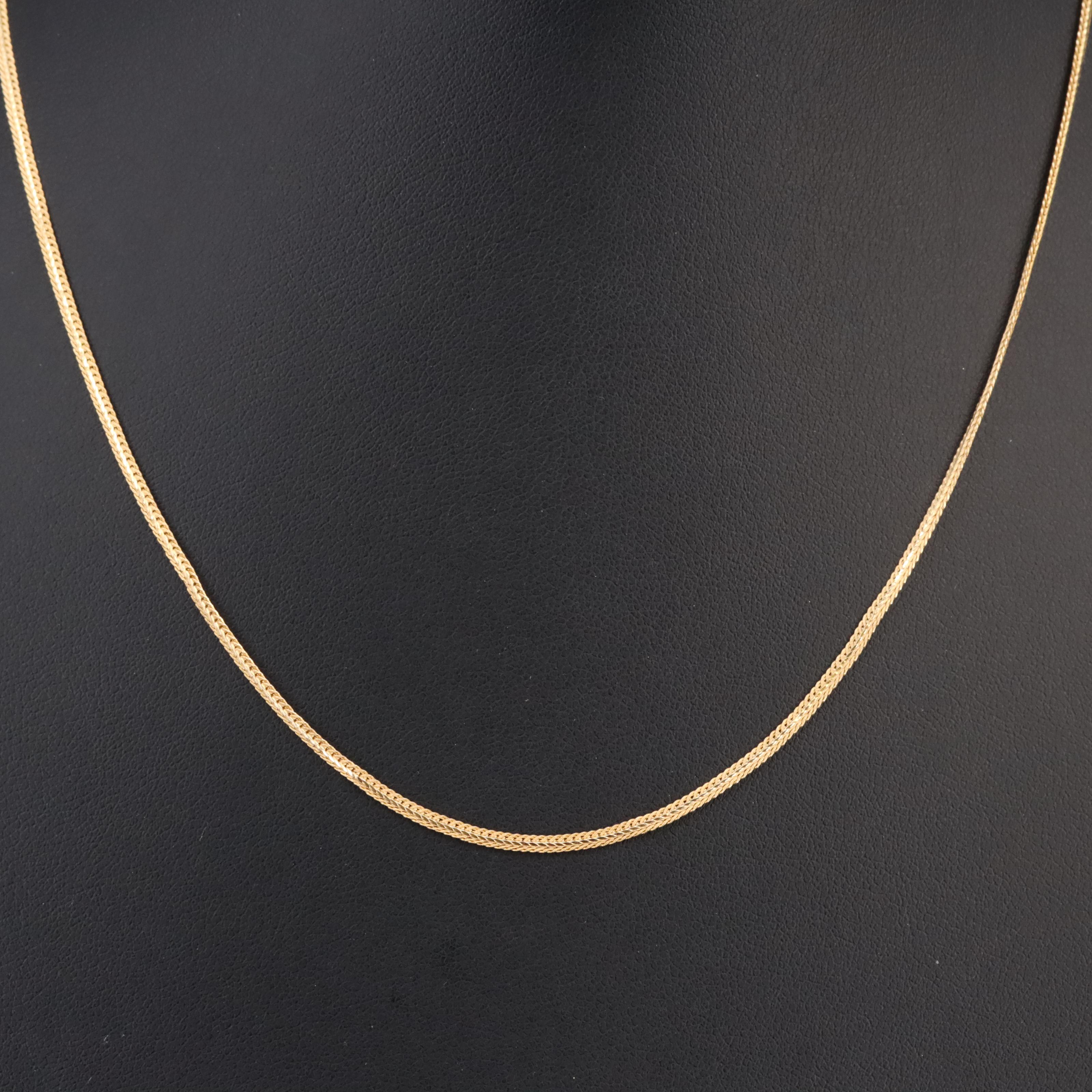 14K Fancy Link Necklace