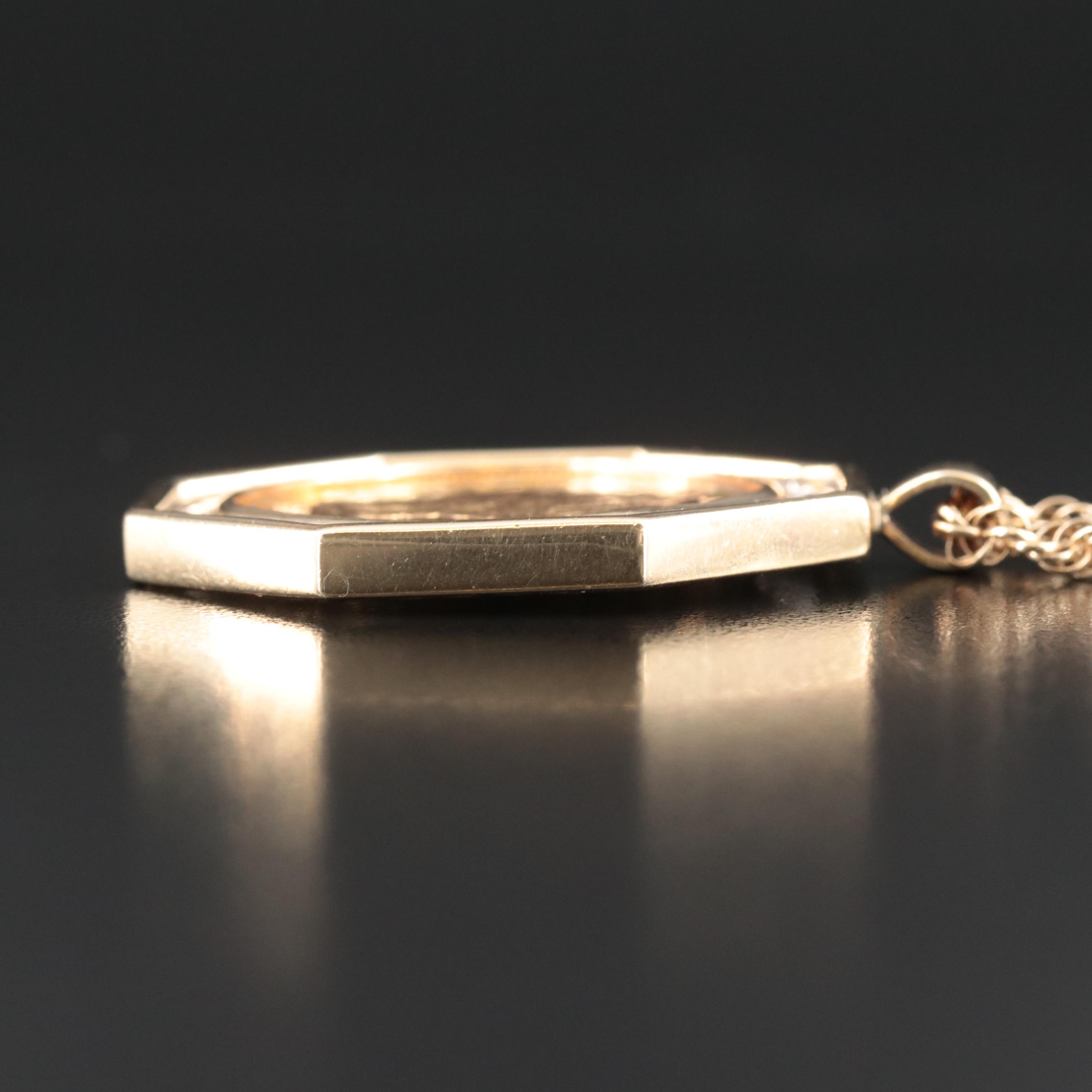 1879-S Liberty Head Gold Coin  2.40 CTW Diamond Pendant Necklace